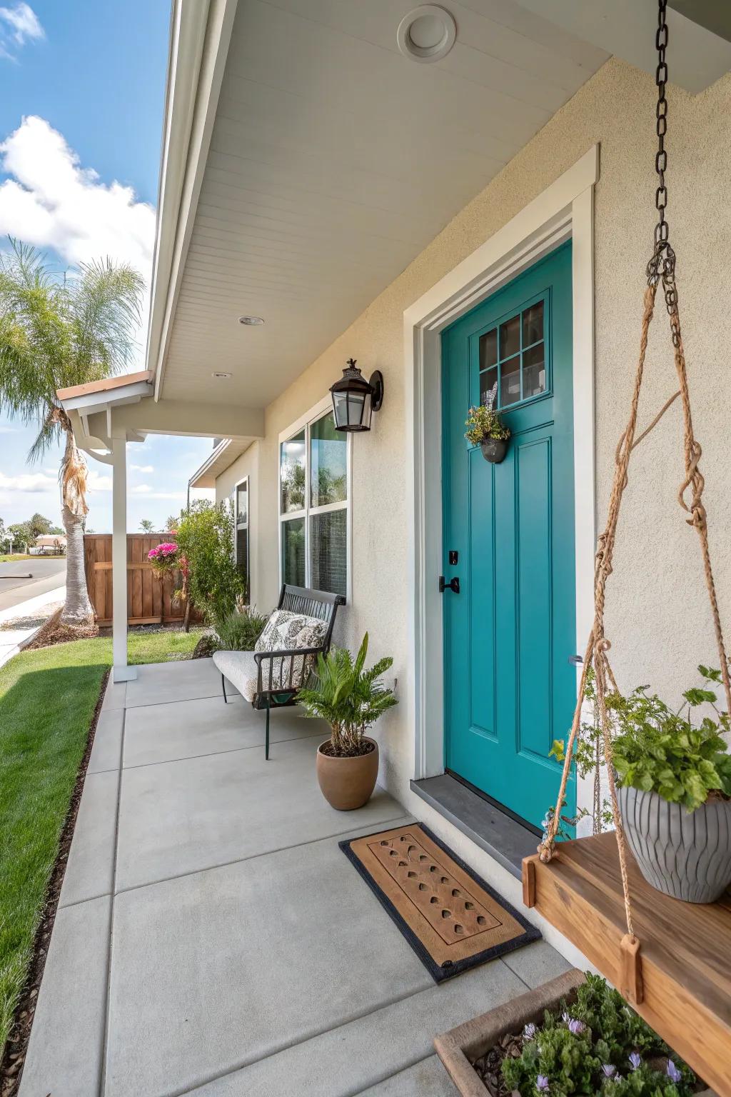 A statement door can instantly elevate your porch's appeal.