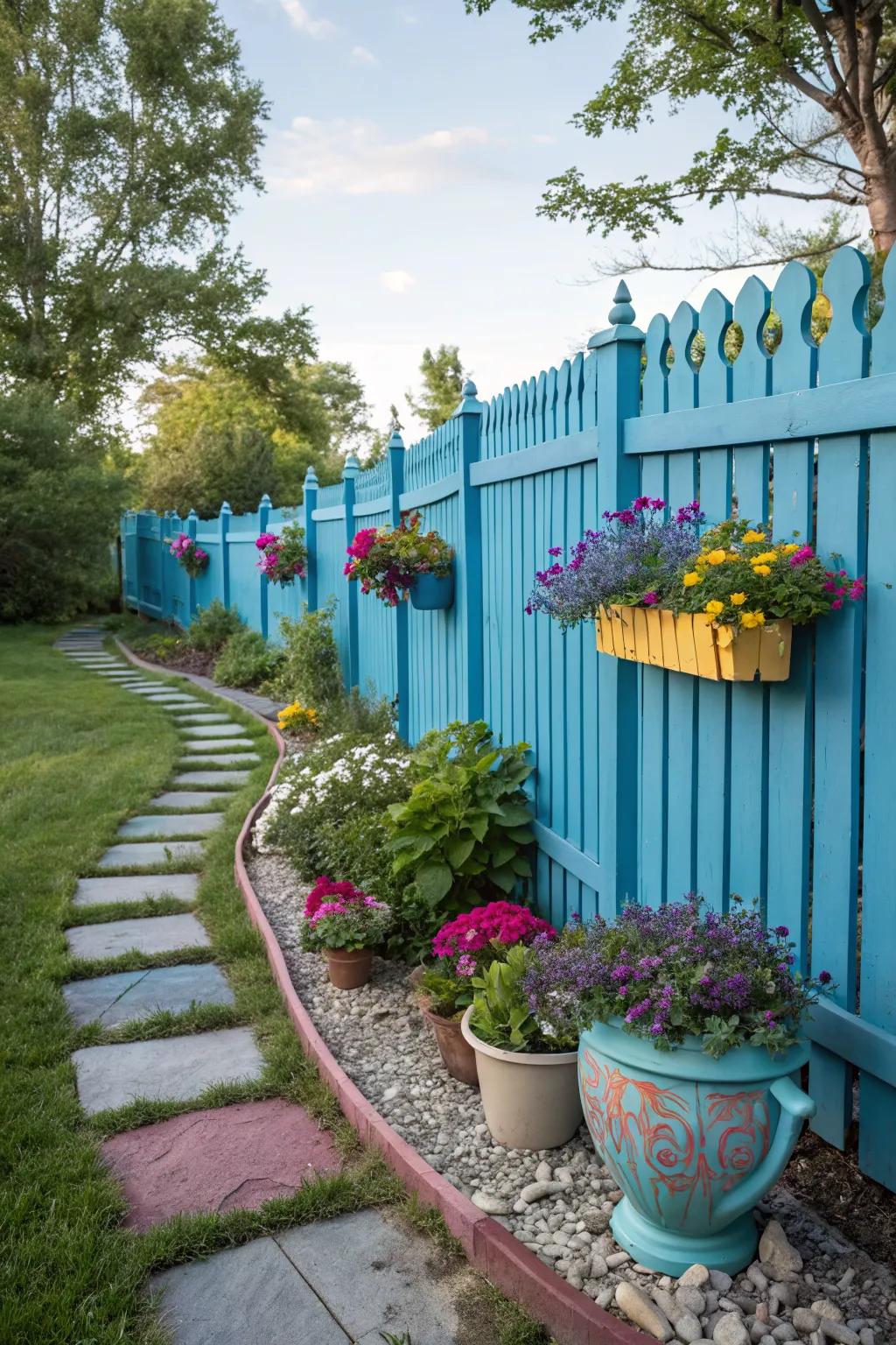 Paint and stain breathe new life into old fences.