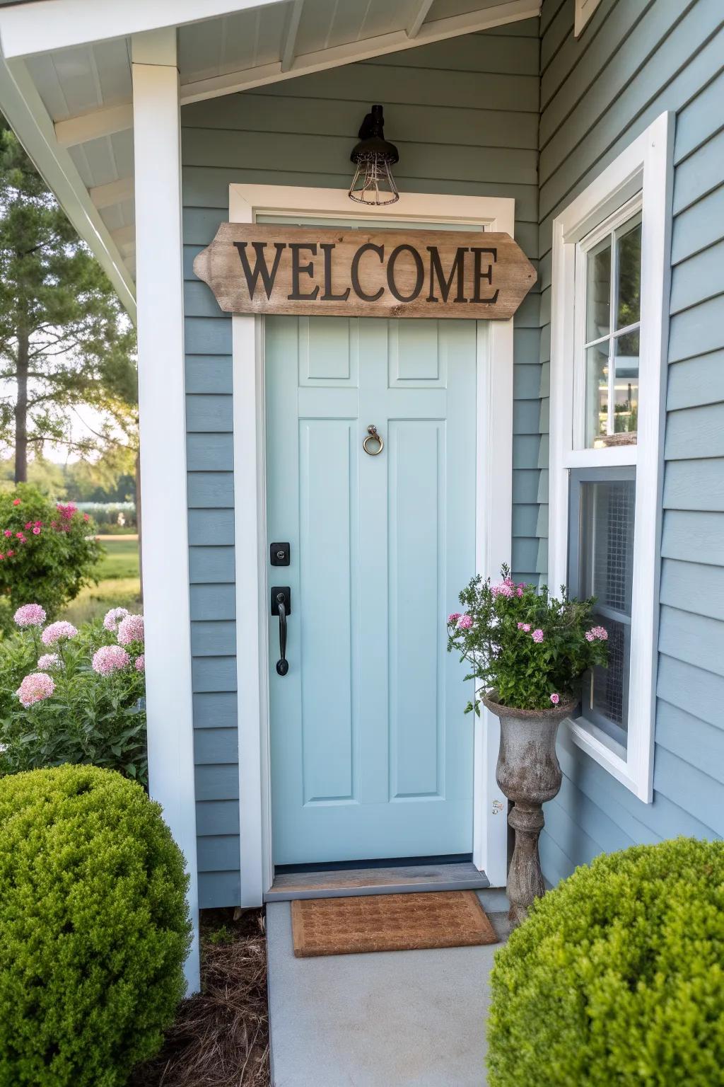 Shiplap siding offers a classic beach house aesthetic.
