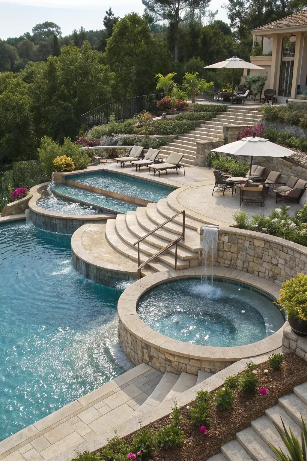 Explore dimensions with multilevel pool designs.