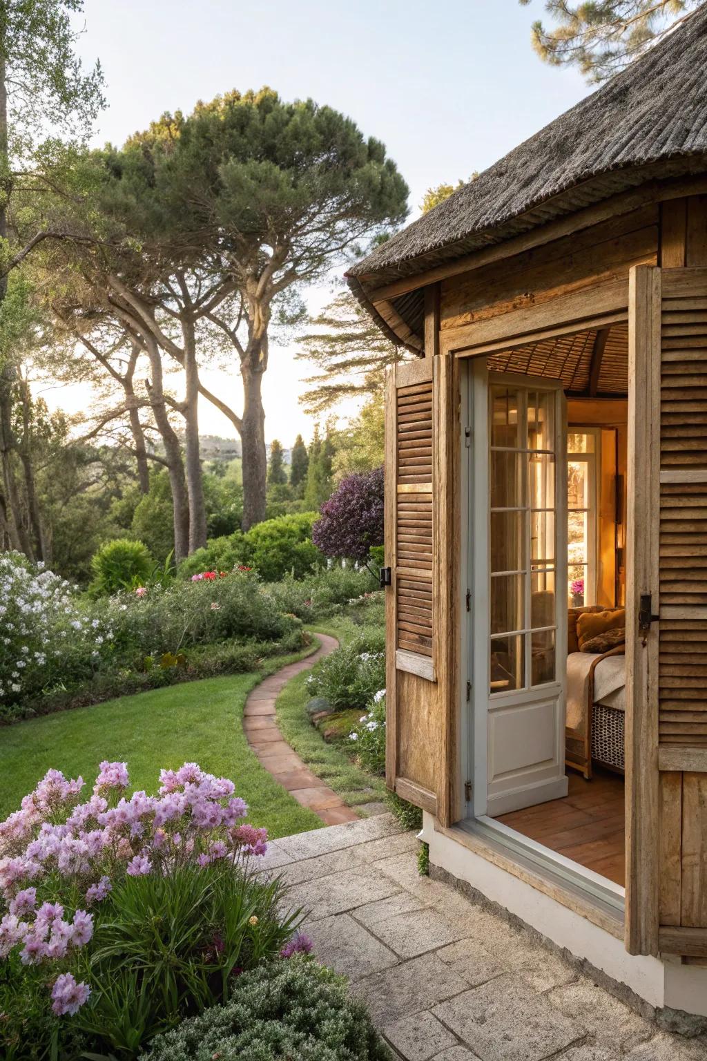Embrace the outdoors with an open-air summer house design.