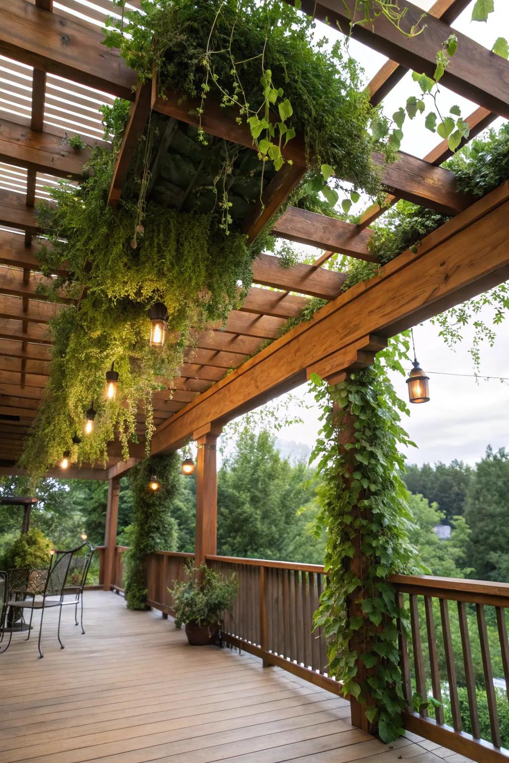 Integrate greenery for a natural blend of indoor and outdoor spaces.