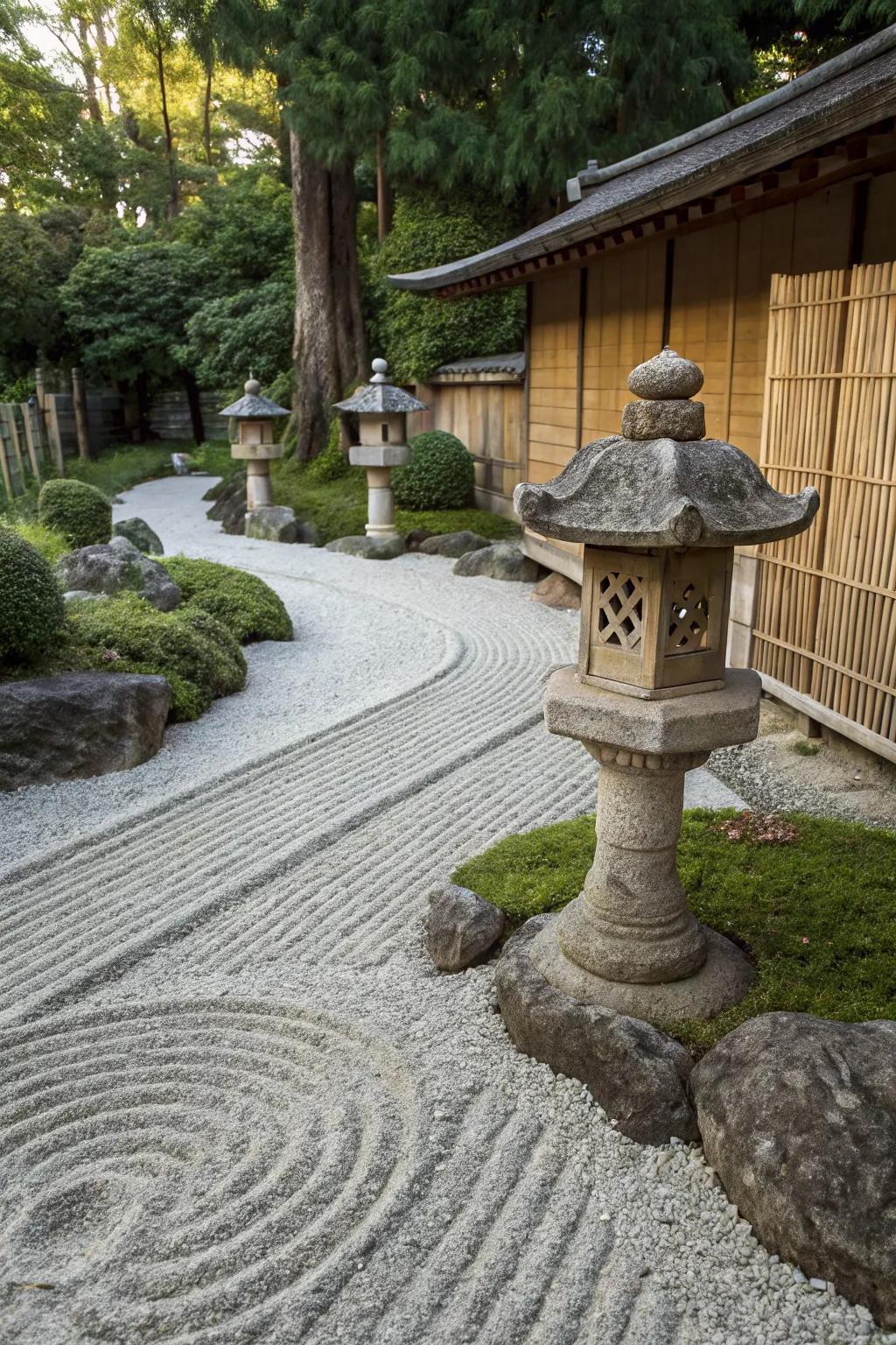 Bring a touch of Zen with a Japanese garden theme.