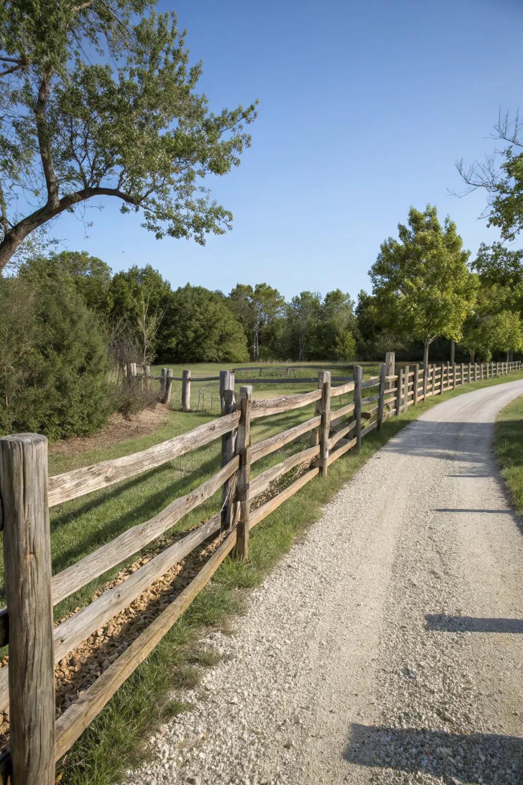 A zig-zag pattern adds dynamic visual interest to a driveway.