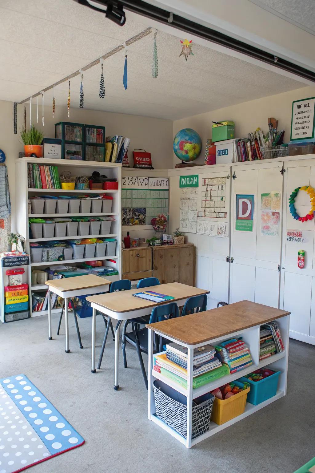 An organized space for inspired learning.
