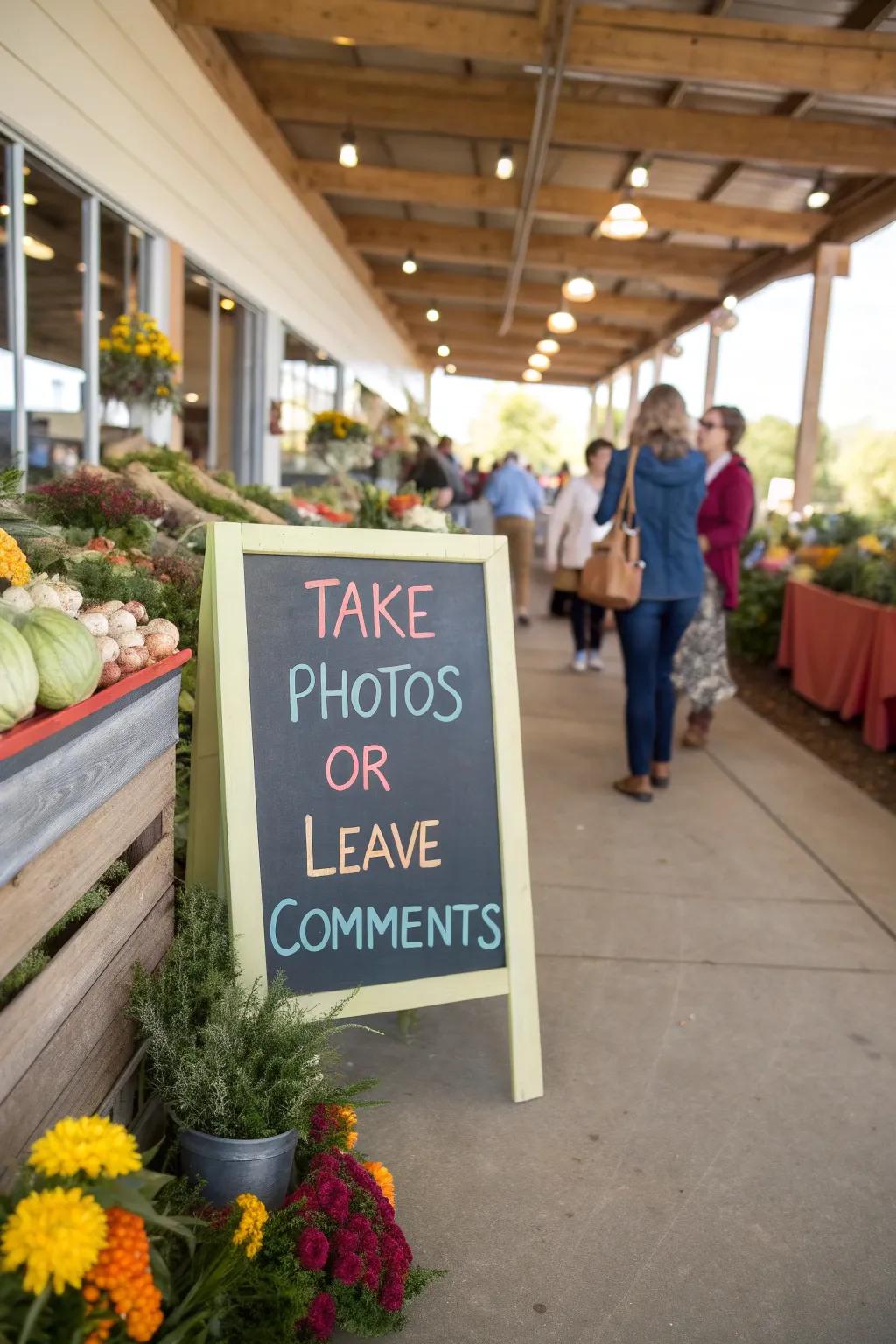 Interactive signs create a fun and engaging environment.