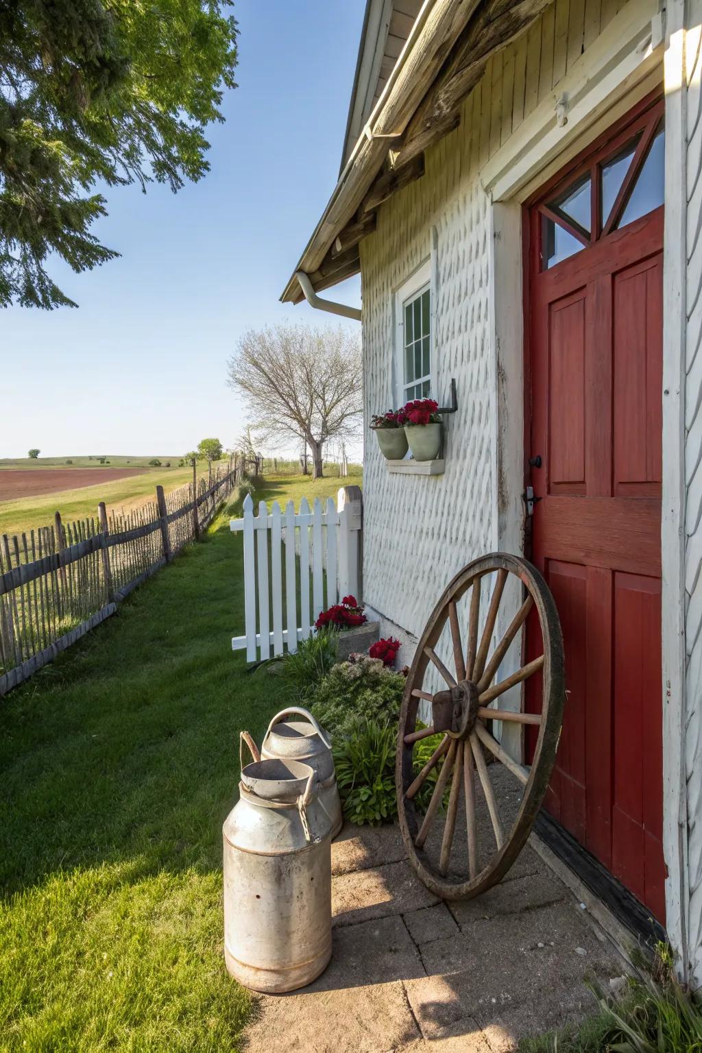 Vintage decor pieces add a touch of nostalgia and charm.