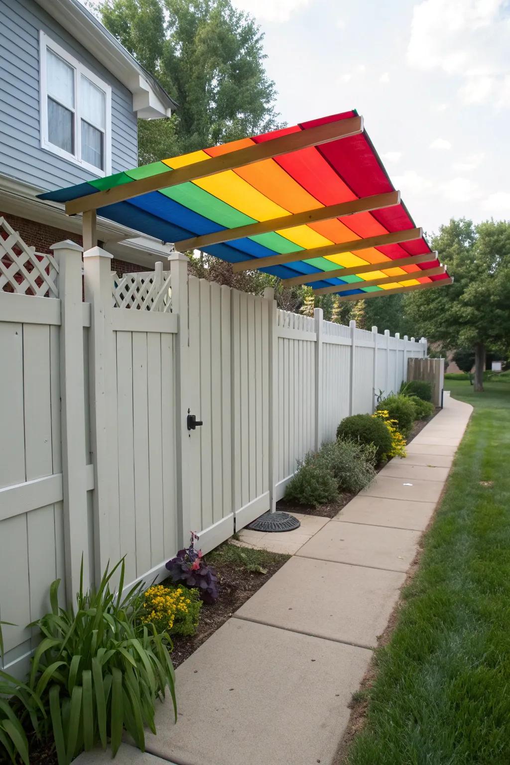 Craft your own unique look with a DIY custom awning.