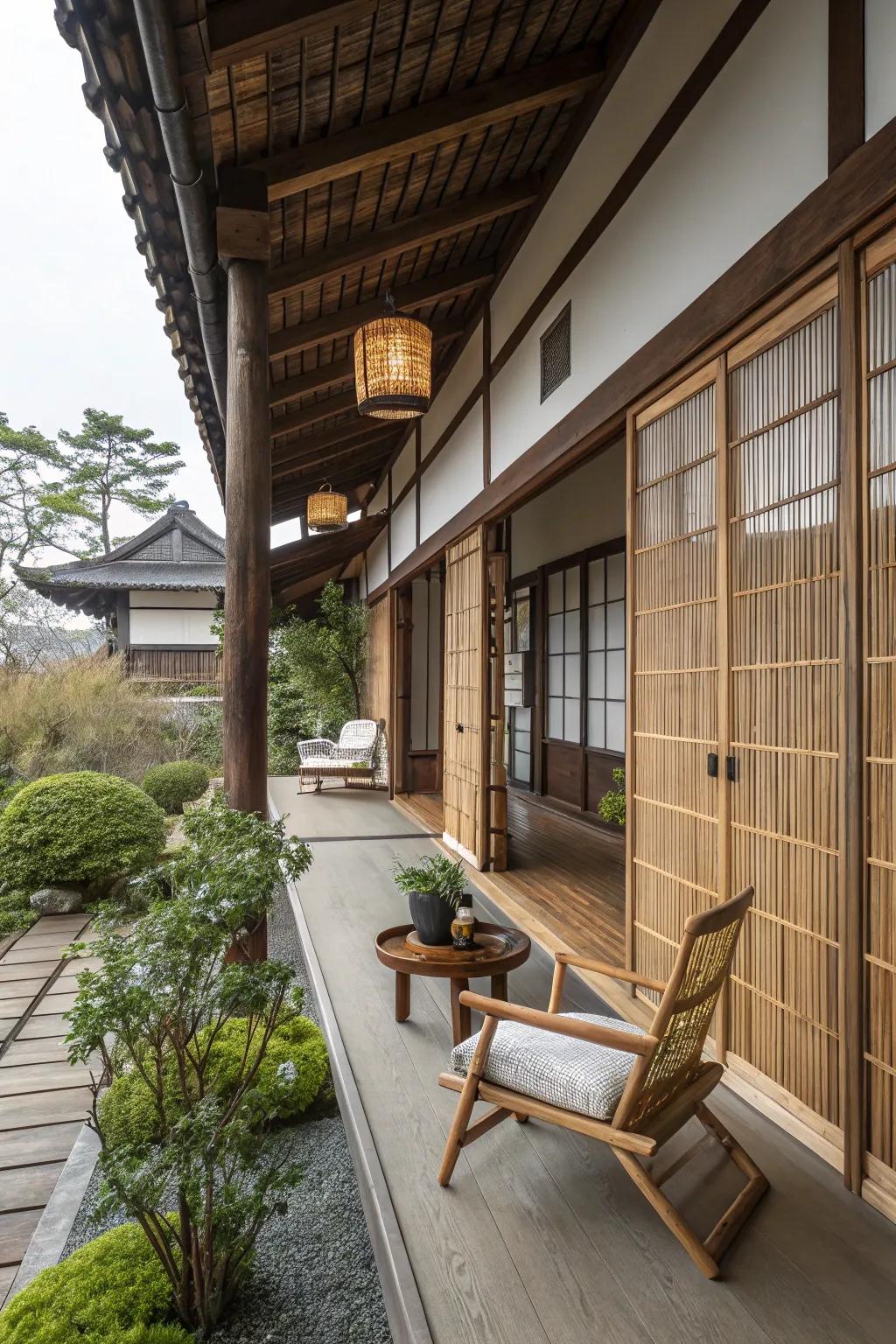 A Zen retreat that offers peace and simplicity.