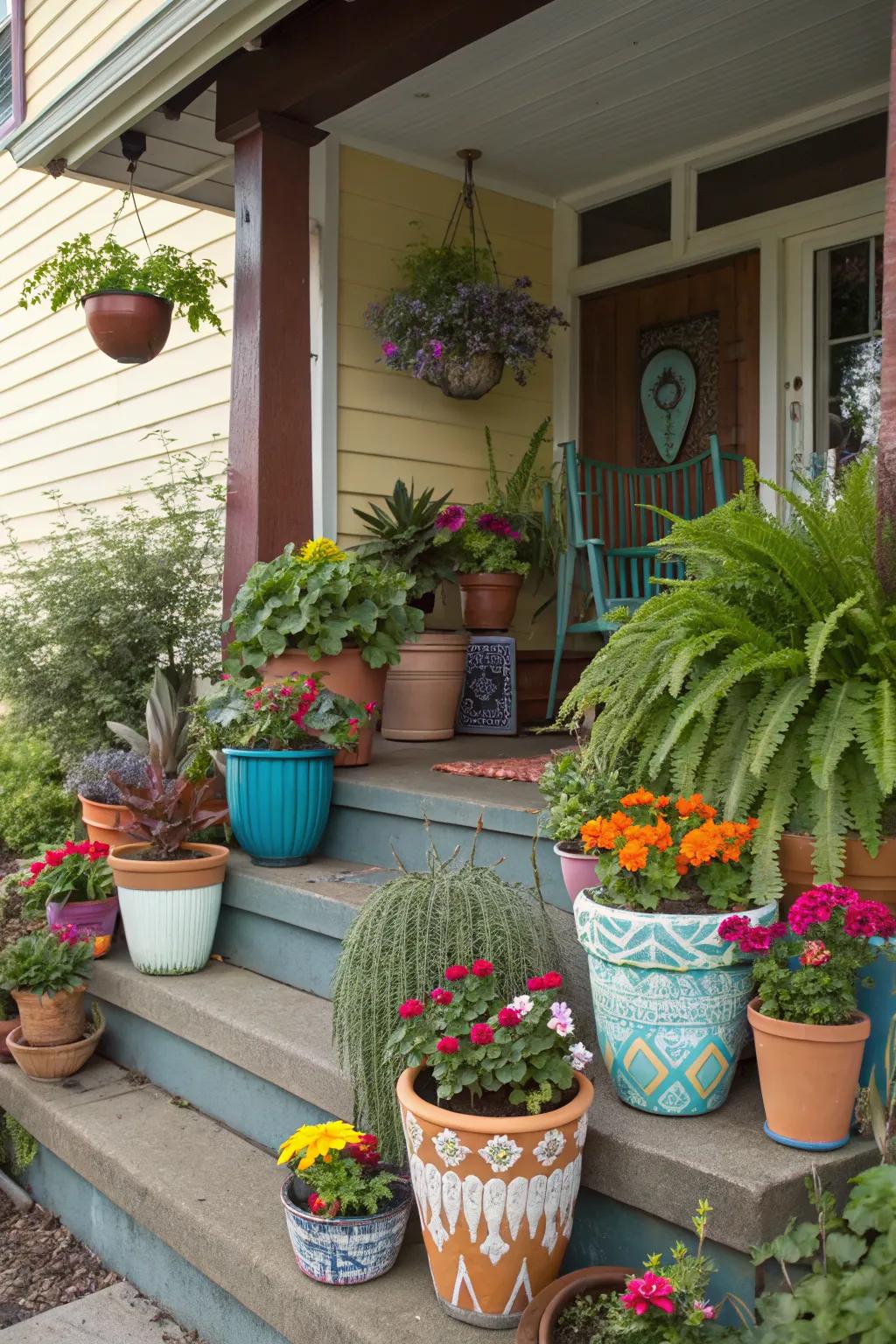 An eclectic arrangement showcases personal style.