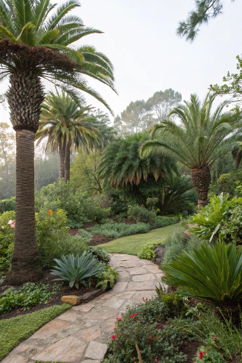 Layered plant heights create a dynamic and engaging landscape.