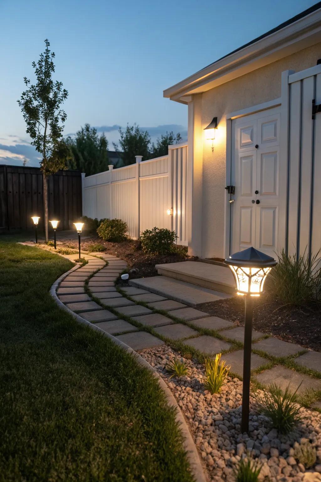 Achieve understated elegance with minimalist solar lamps.