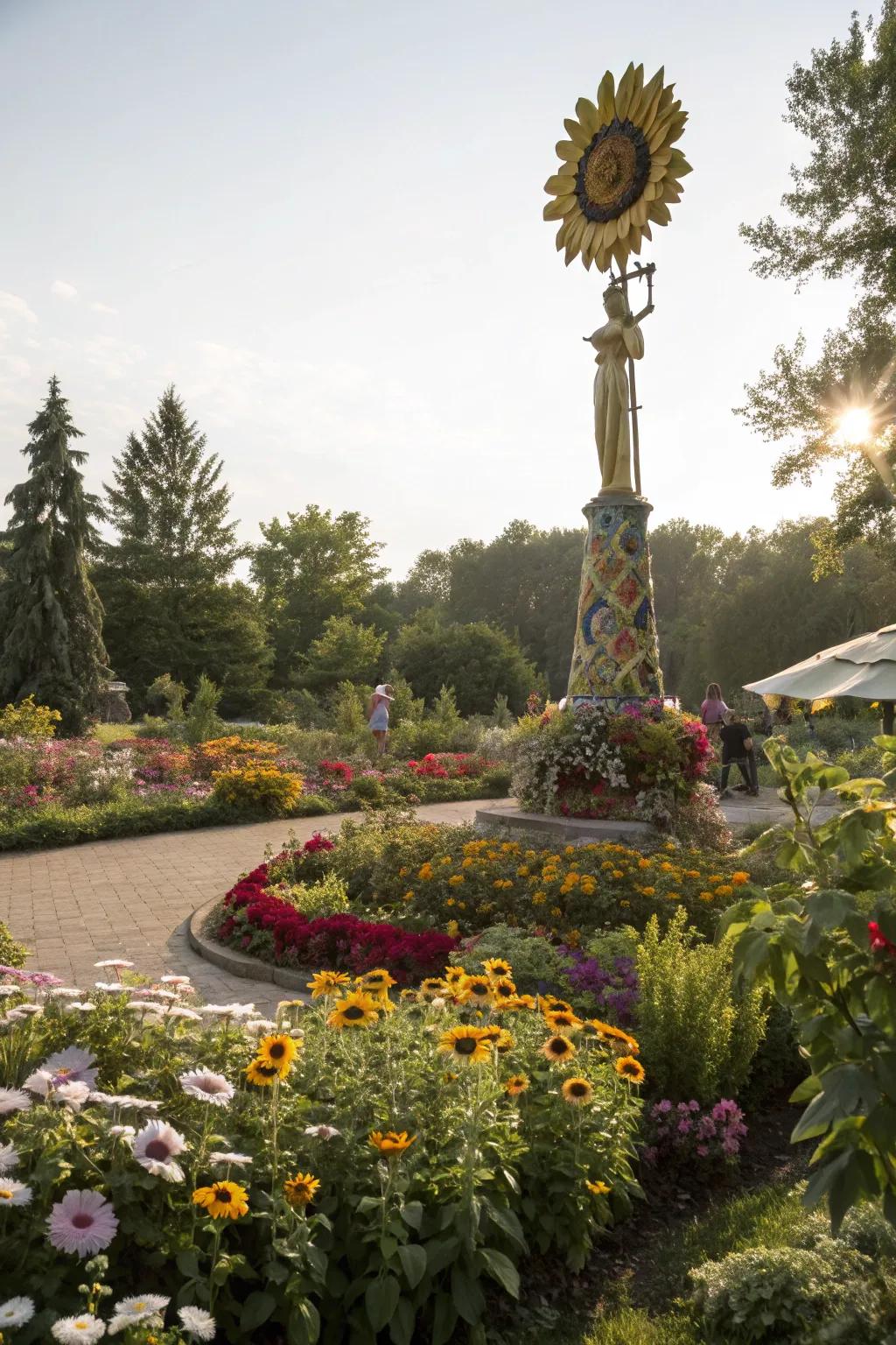Seasonal statues keep your garden vibrant and current.
