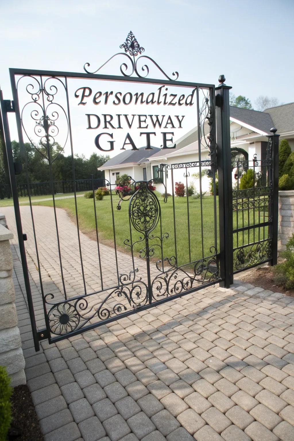 Make it personal with bespoke gate designs.