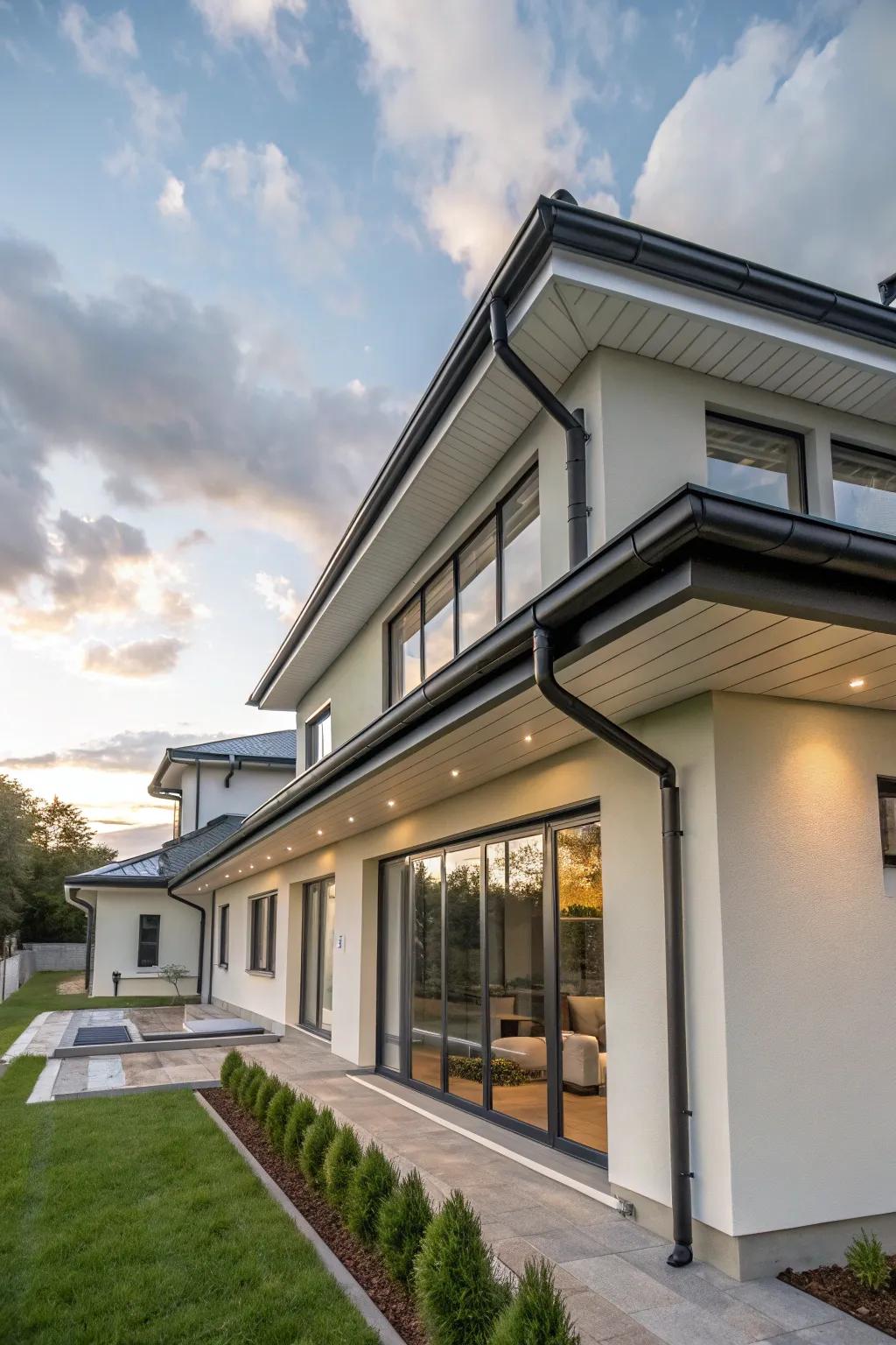 Box gutters: A streamlined solution for modern water management.