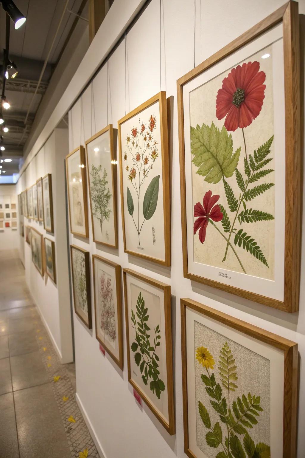 Artistic expressions with natural elements.