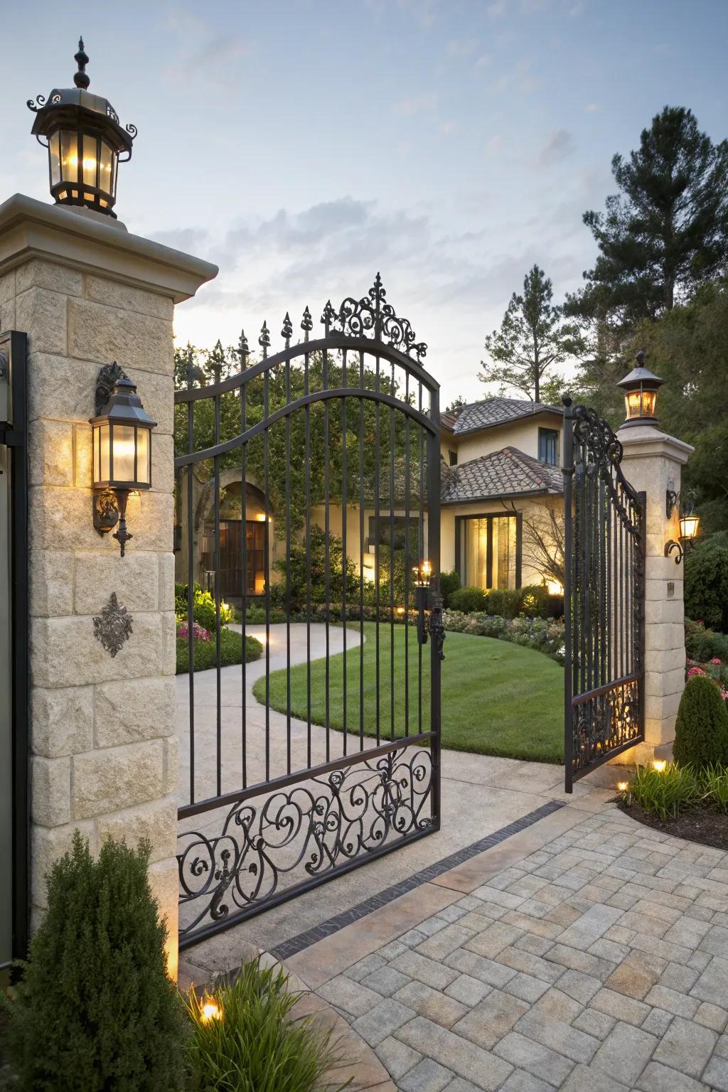 Add personality with decorative metal accents.