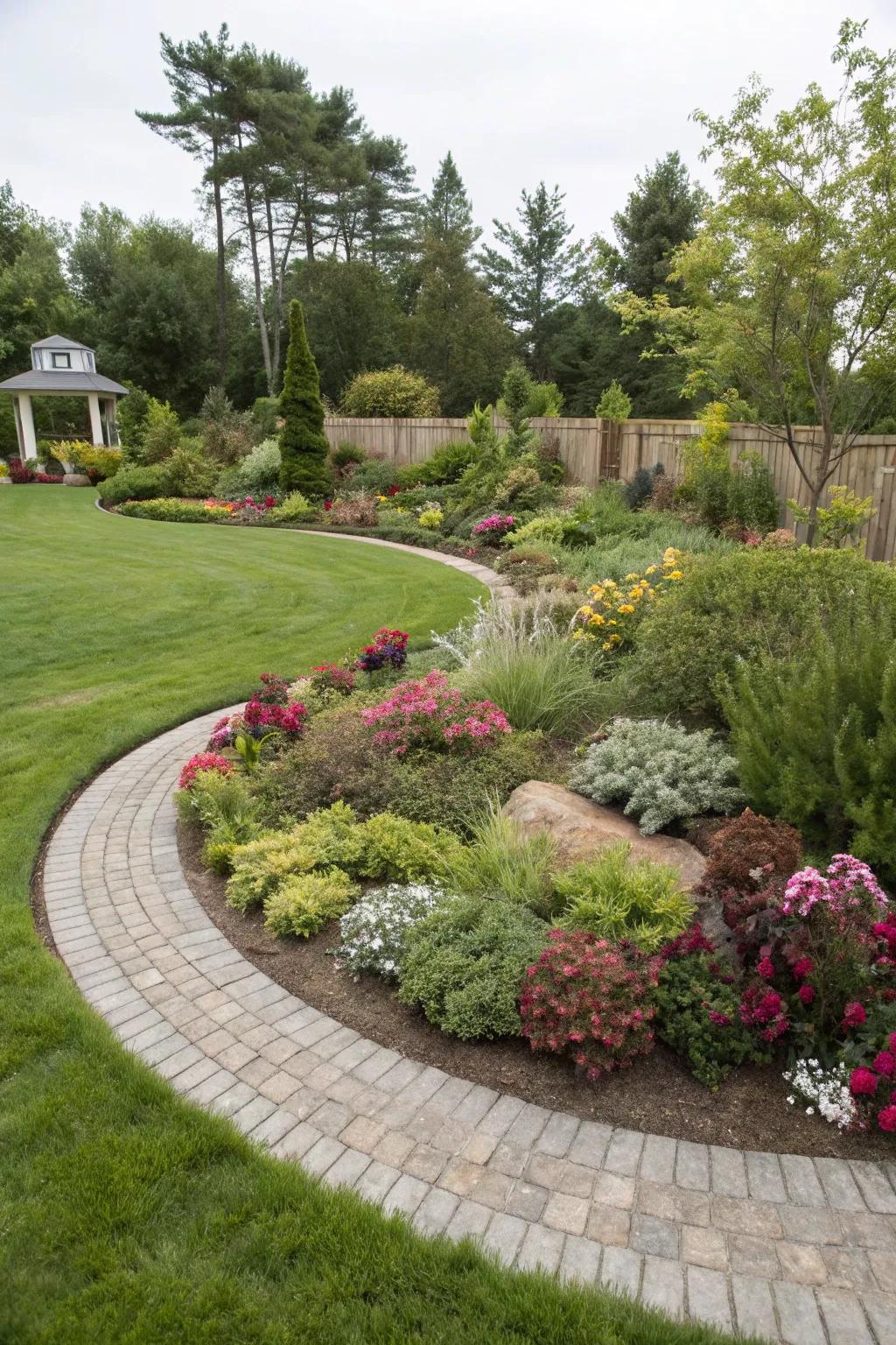 Circular elegance that stands out beautifully.