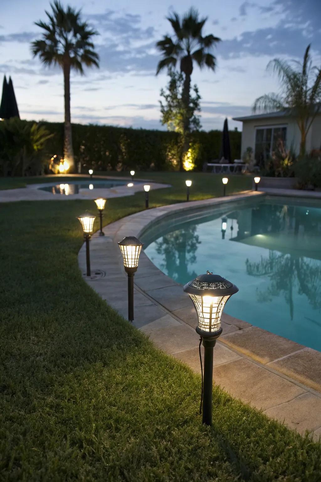 Harness solar energy for a sustainable lighting solution.