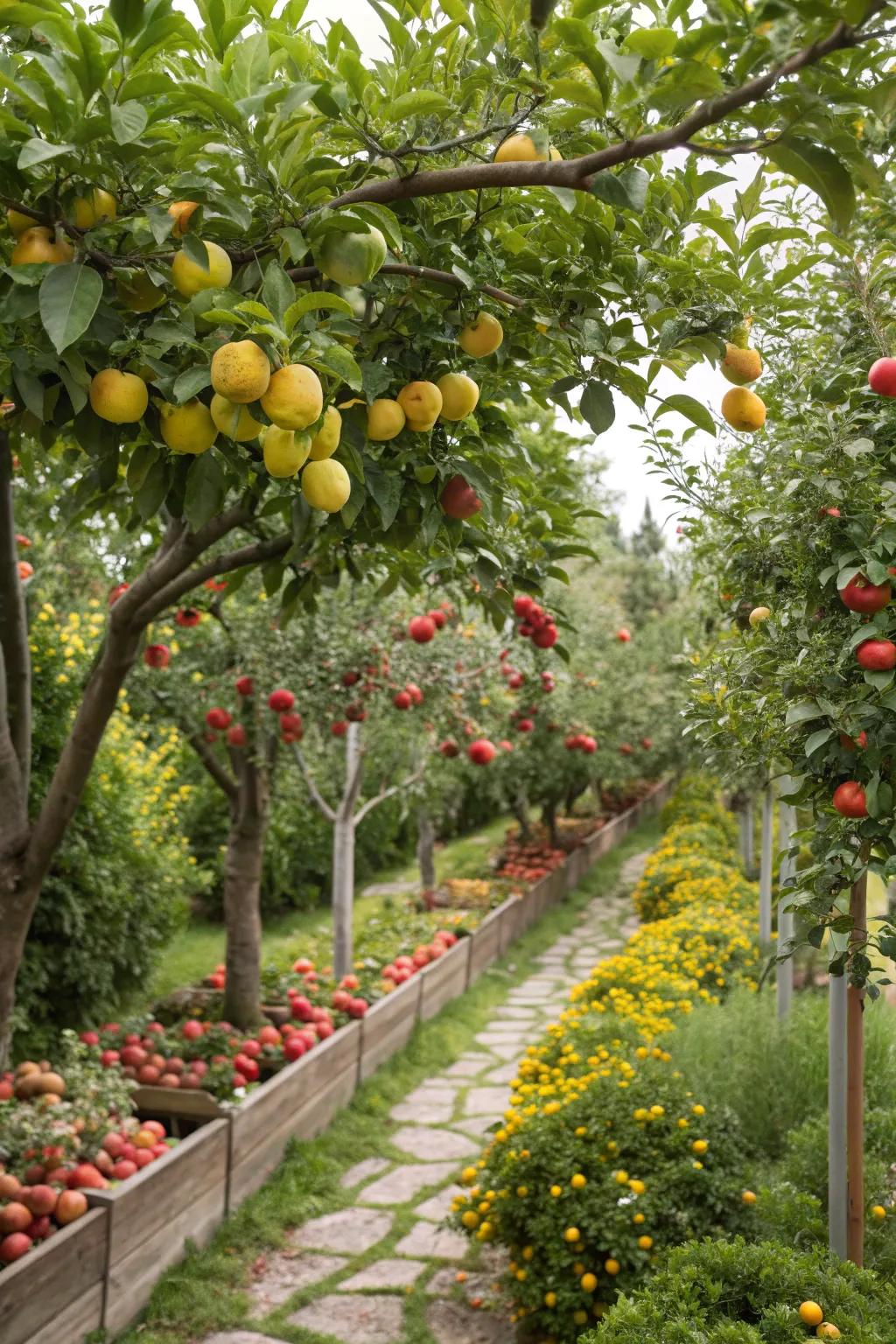 Fruit trees offer beauty and bounty in your garden.