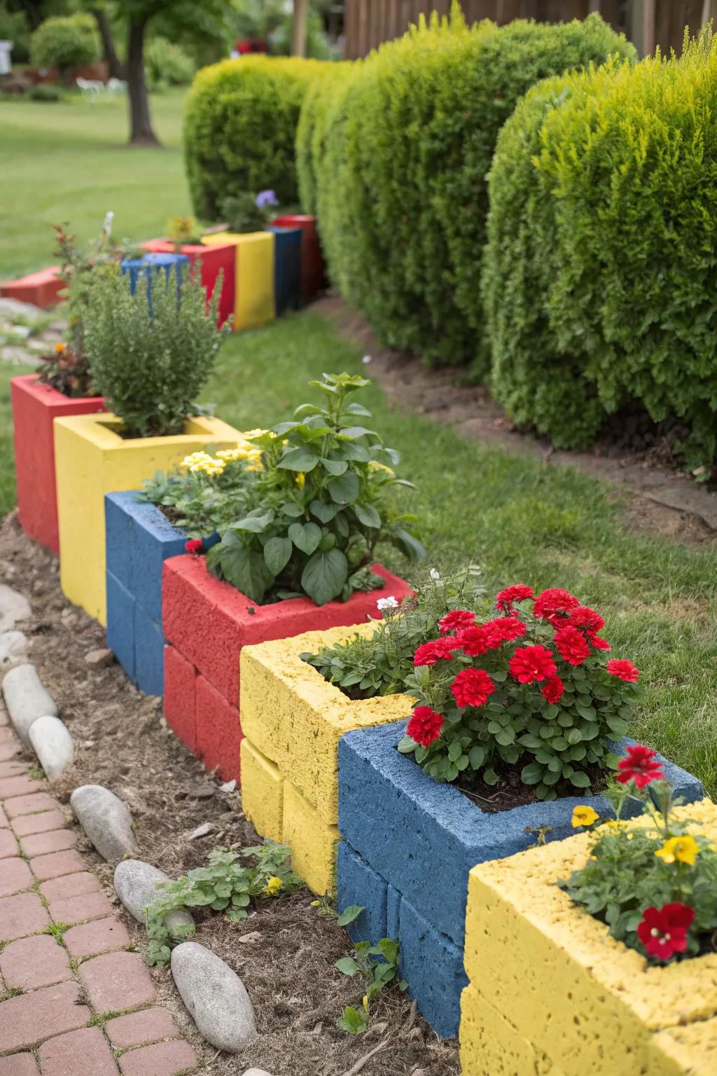 Accent features can transform your garden with vibrant touches.