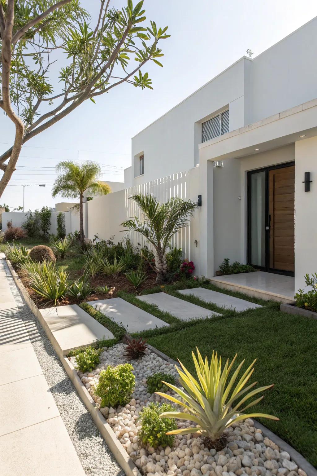 Minimalistic arrangements offer a modern and sleek appearance