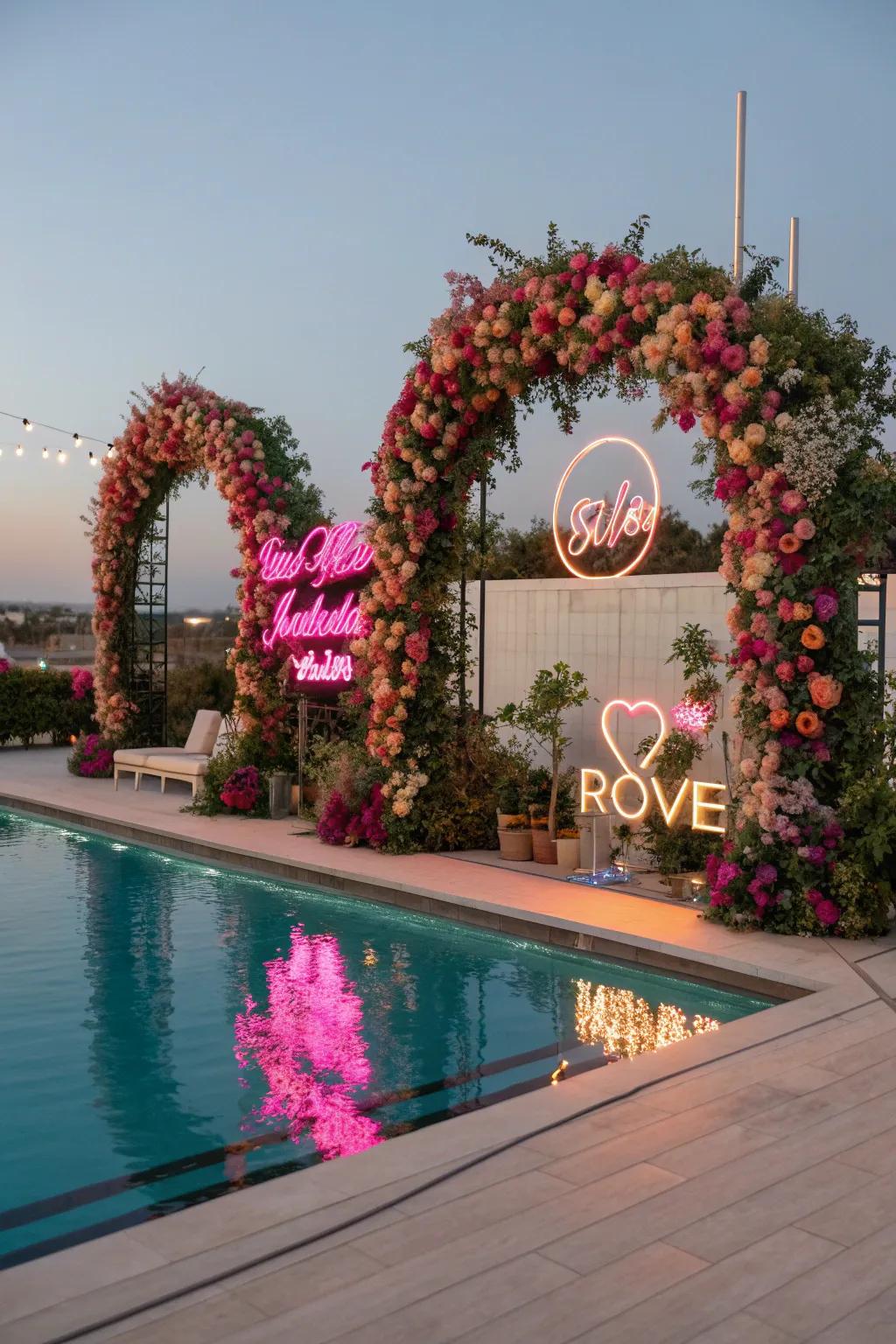 A photo op backdrop is perfect for capturing memorable moments.