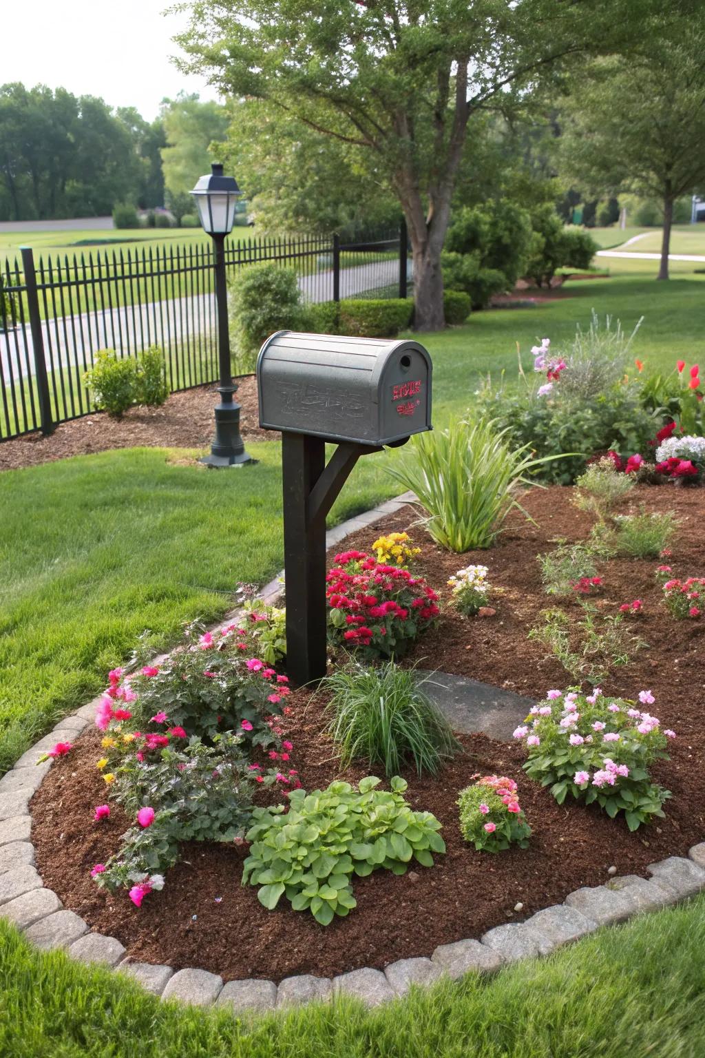 Mulch provides weed control and a clean, polished look.