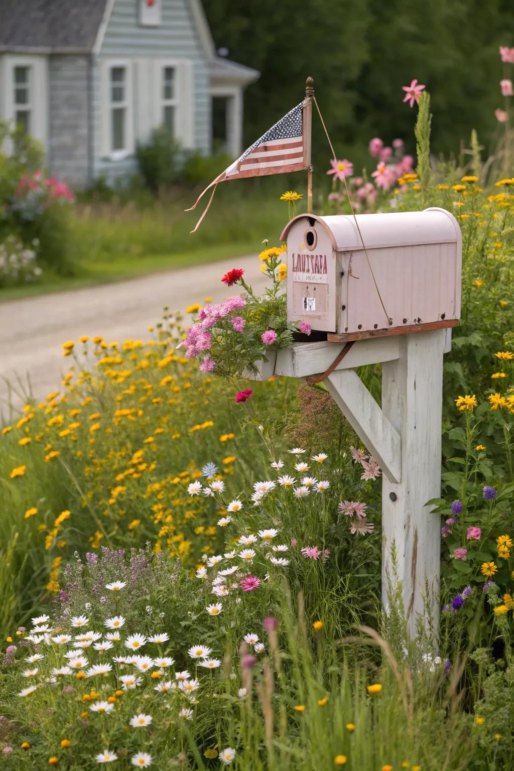 Bring a cozy charm to your entryway with a cottage-style mailbox stand.