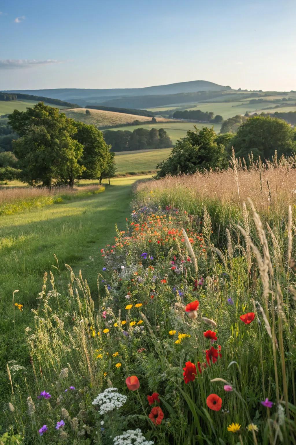 Open spaces providing a sense of freedom and tranquility.