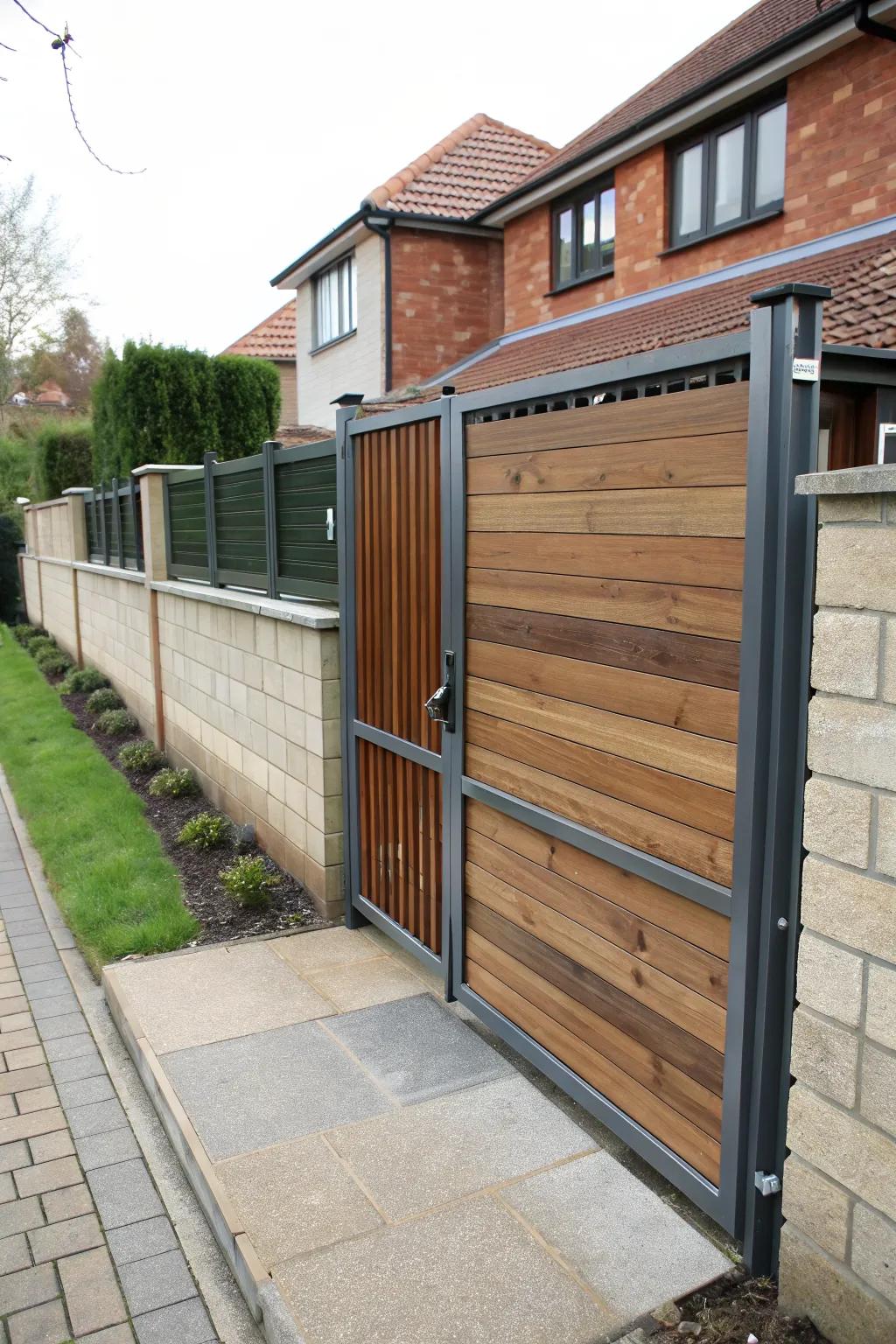 Sliding gates offer smart solutions for tight spaces.