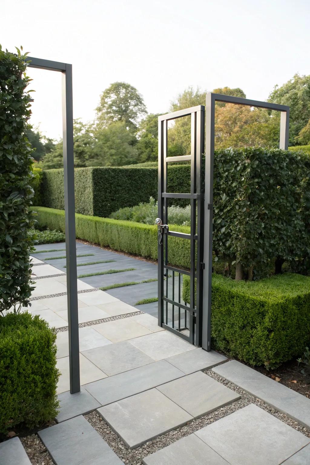 Simplicity at its finest with a minimalist gate design