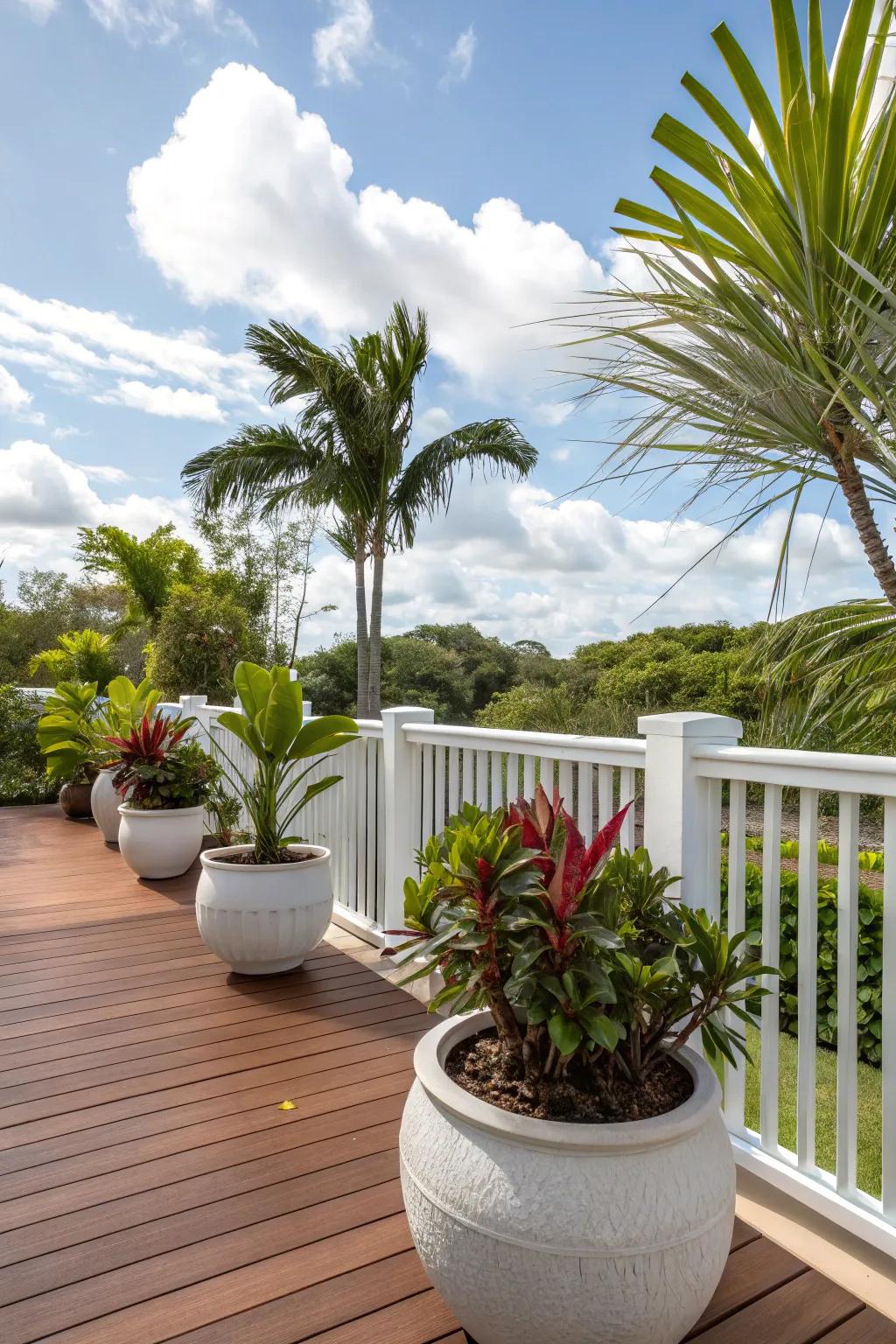 Container gardens offer flexibility and ease in arranging your outdoor space.