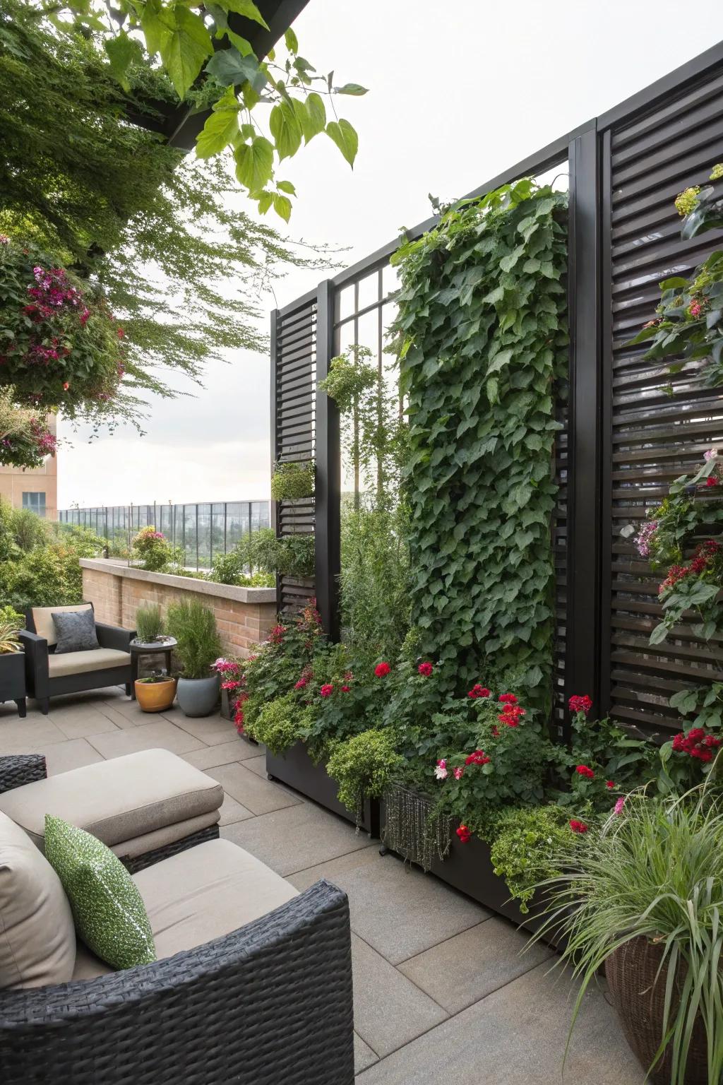 Privacy features make your outdoor space feel like a true retreat.