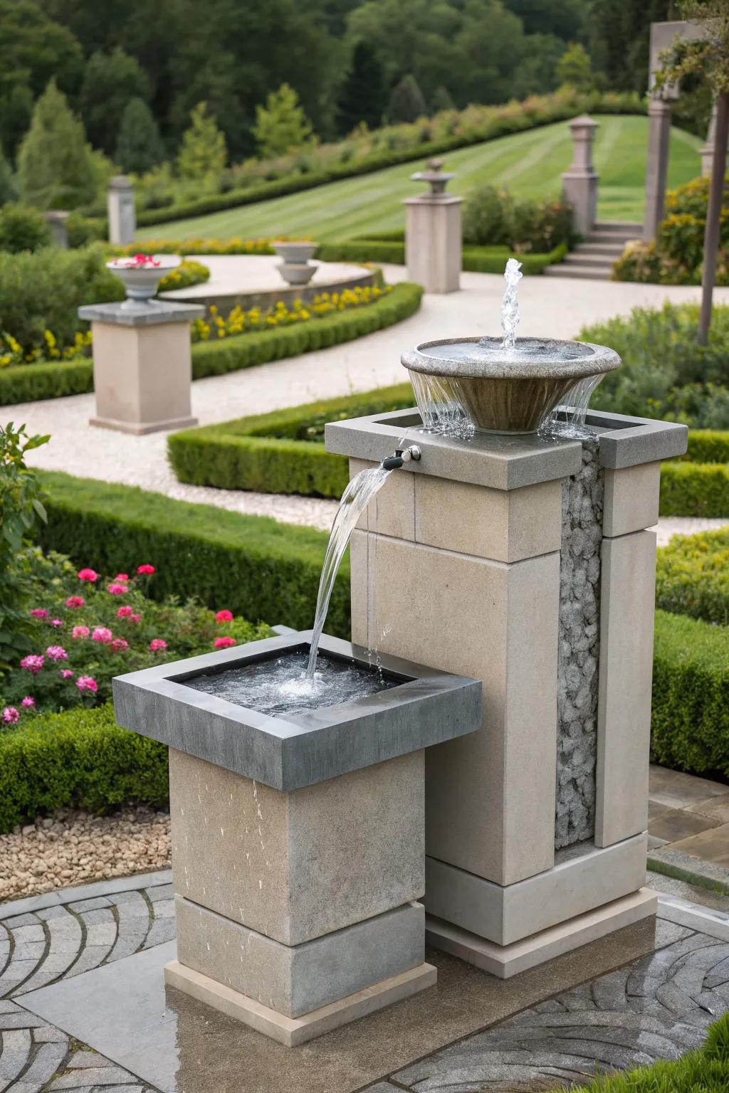 Enhance your garden with modern materials.