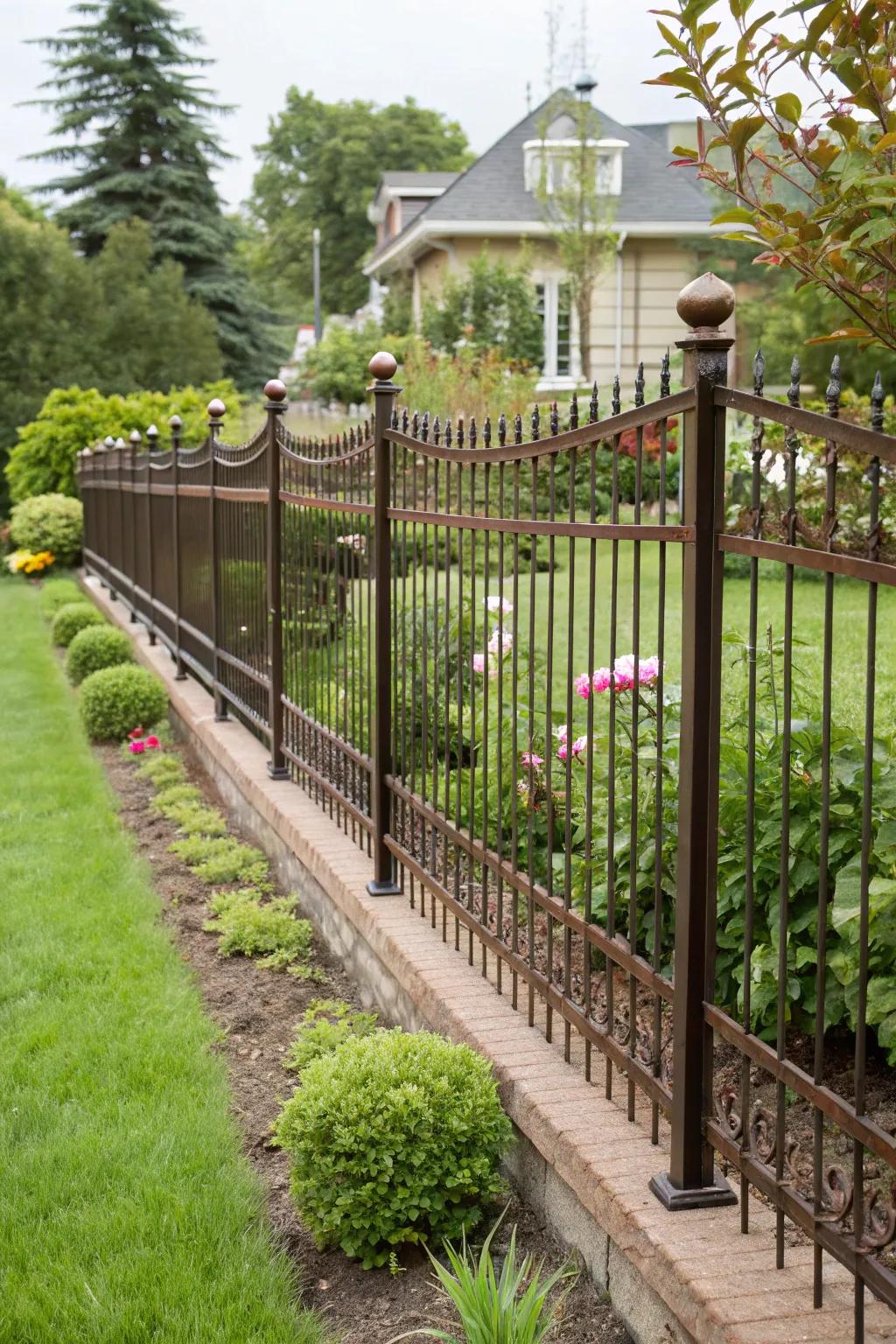 Rebar fences offer long-lasting beauty and resilience.