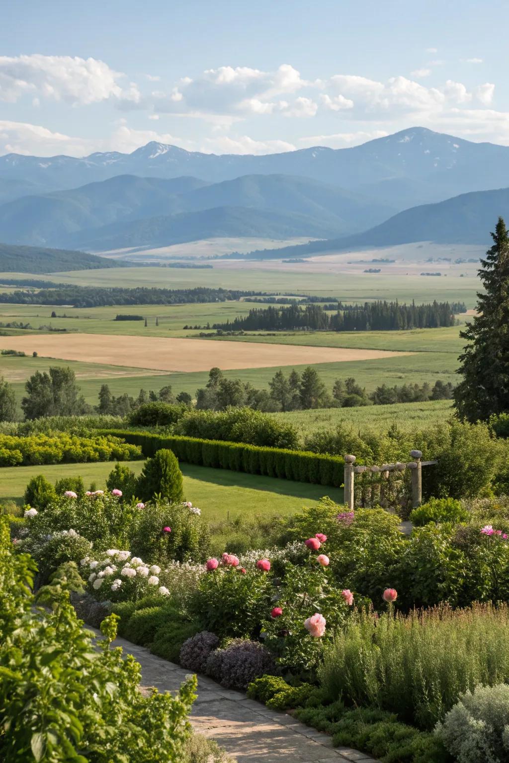 A garden that captures the essence of wide-open spaces.