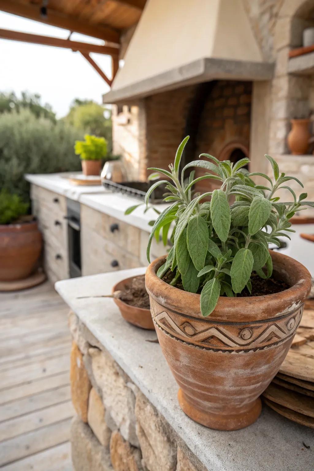 Sage: A fragrant powerhouse for mosquito protection.