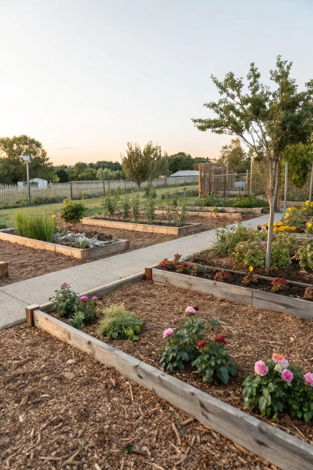 Mulch provides a clean and elegant look to your garden.