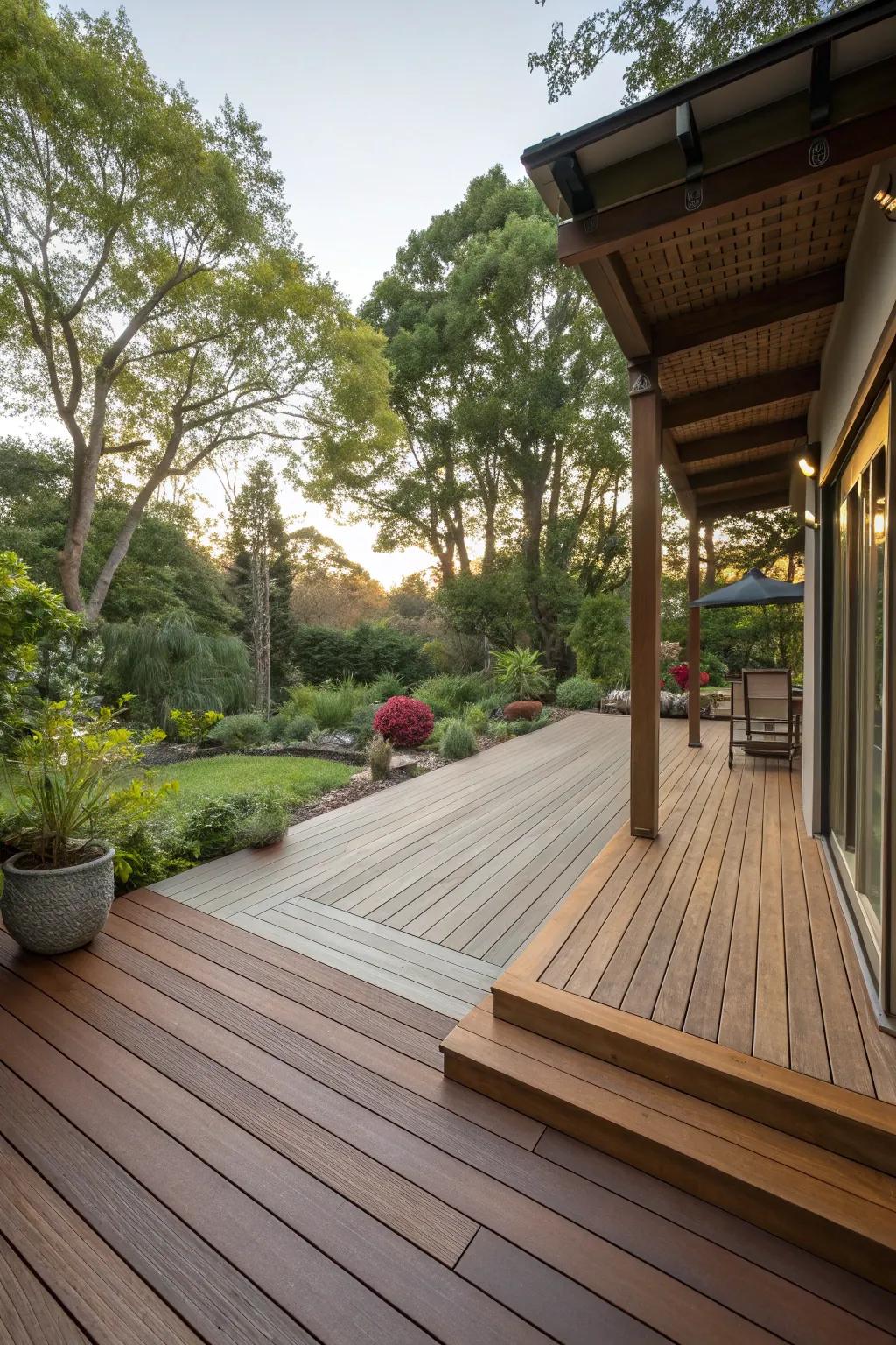 Embrace natural charm with varied wooden finishes.
