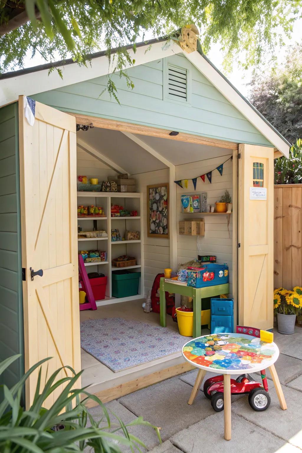 A whimsical playhouse for endless fun.