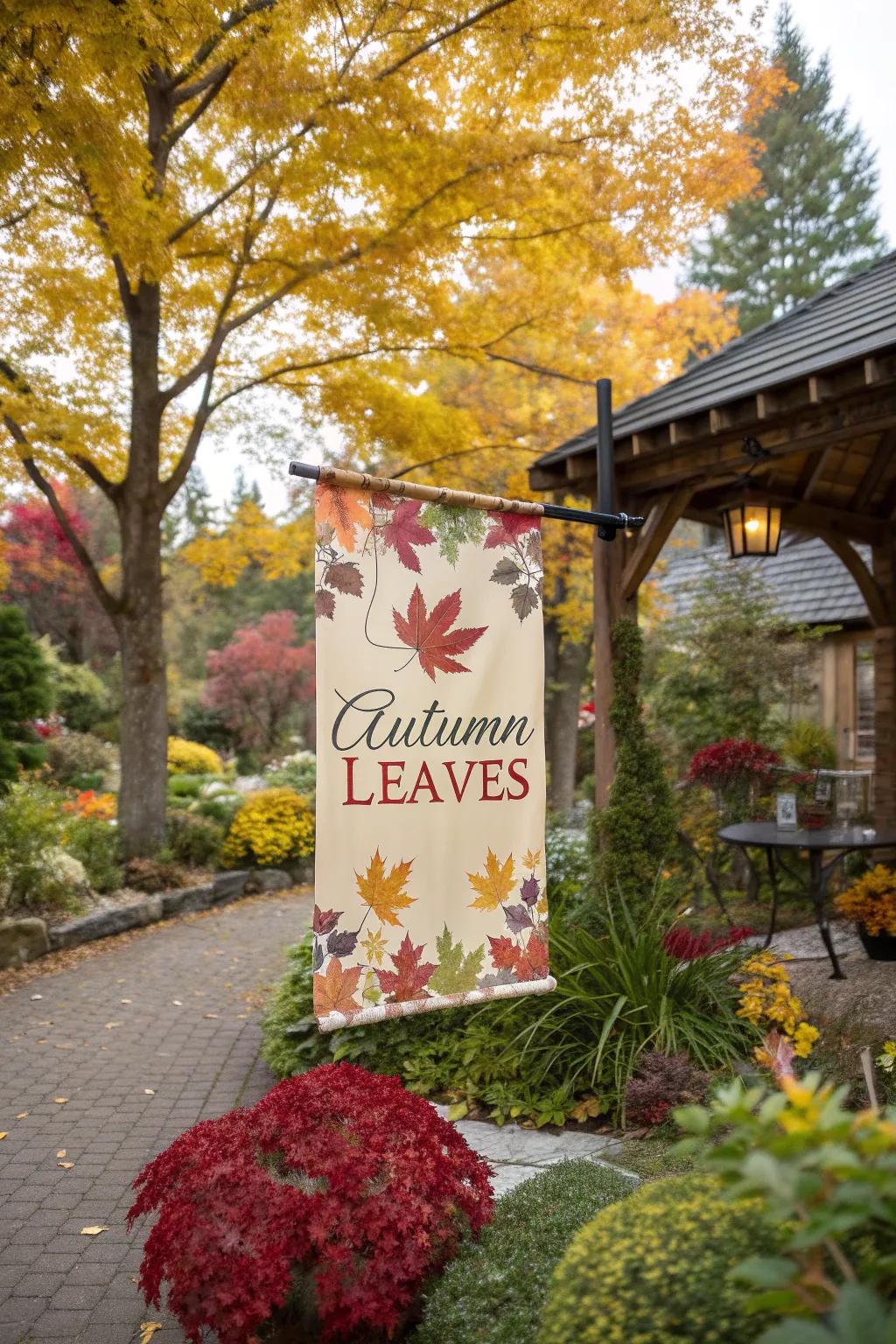 Embrace the seasons with a festive seasonal banner.