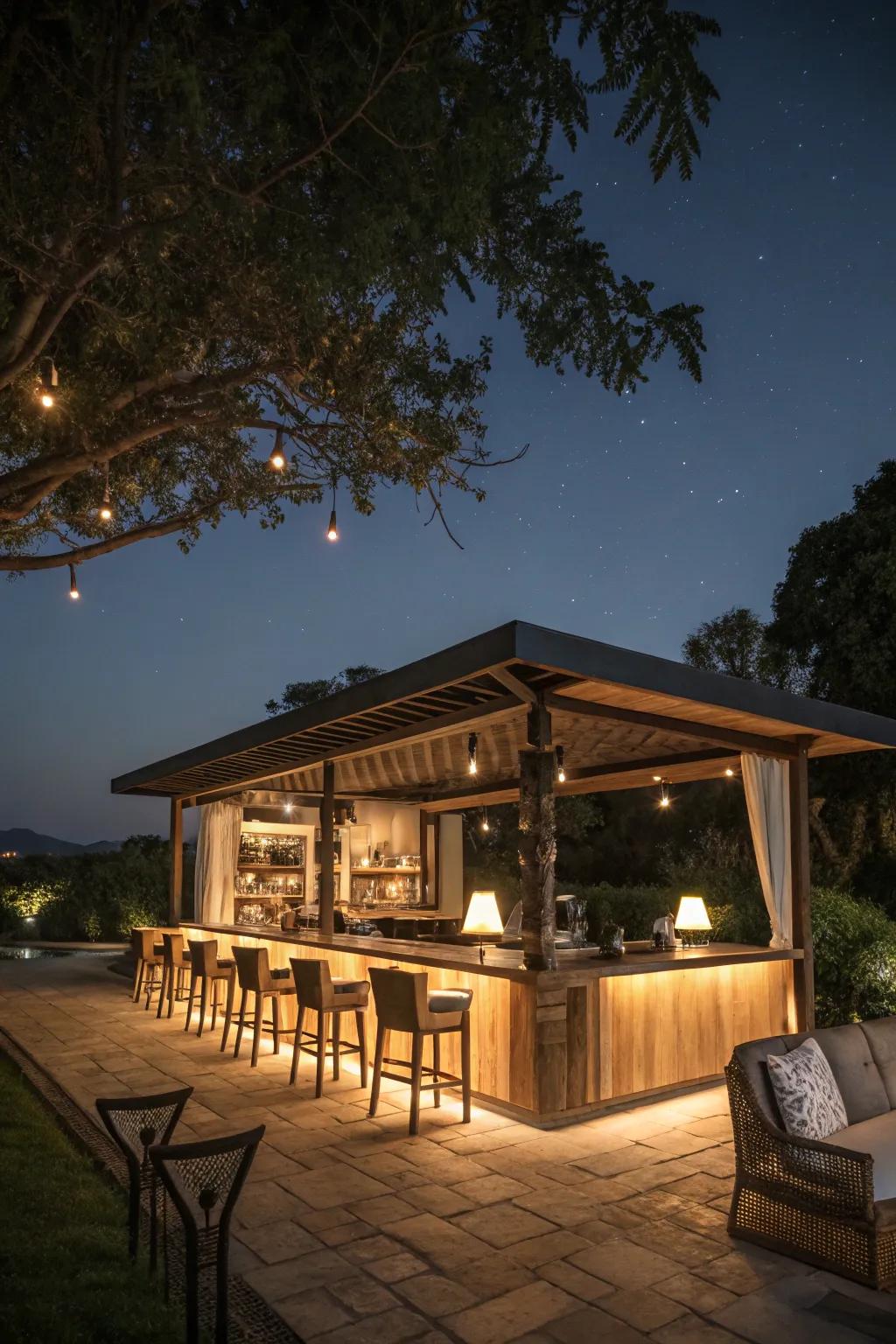 Patio lighting ensures your evenings are well-lit and enjoyable.