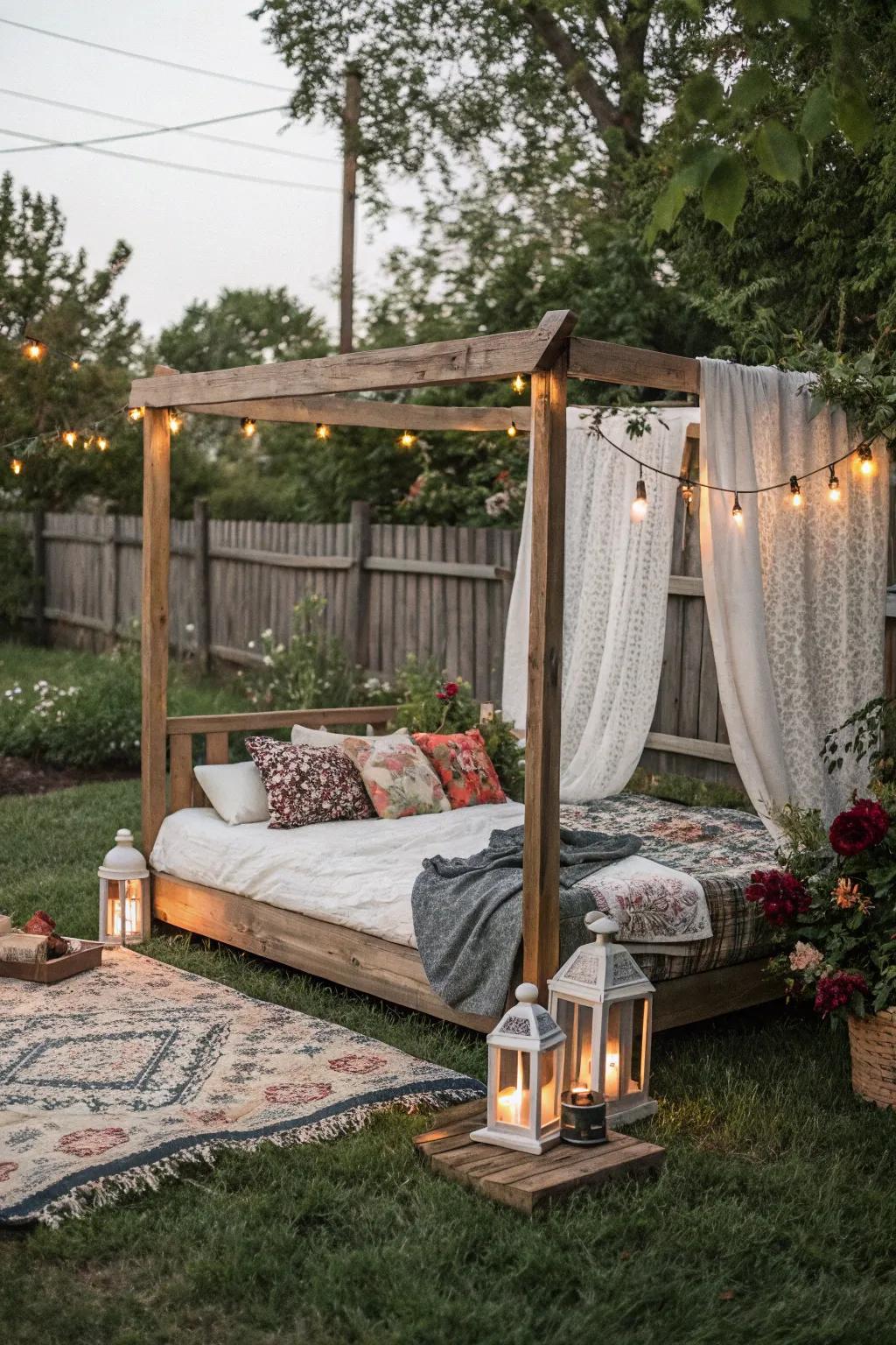 Capture the farmhouse aesthetic with a wooden frame.