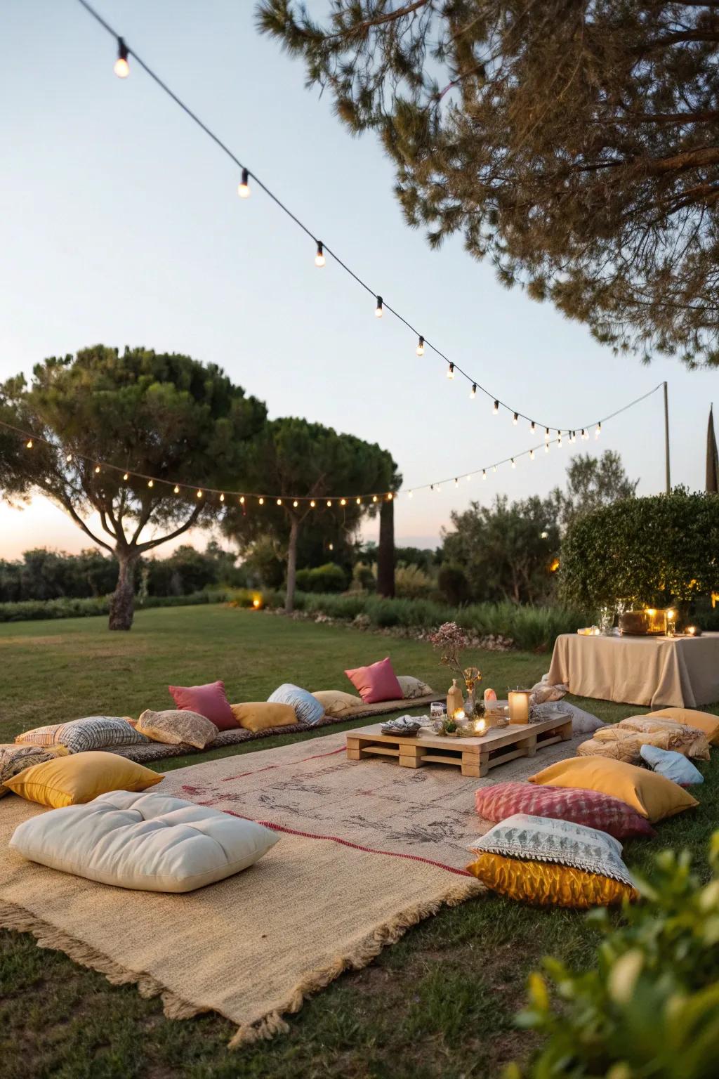 Casual seating areas offer a relaxed and comfortable space for guests.