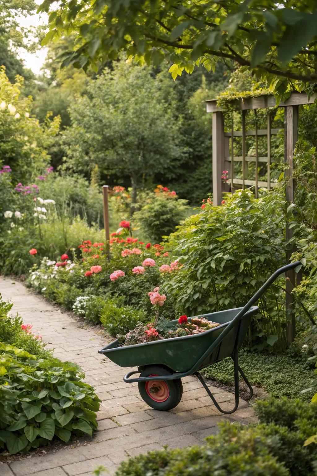 Portable storage solutions offer flexibility for your garden.