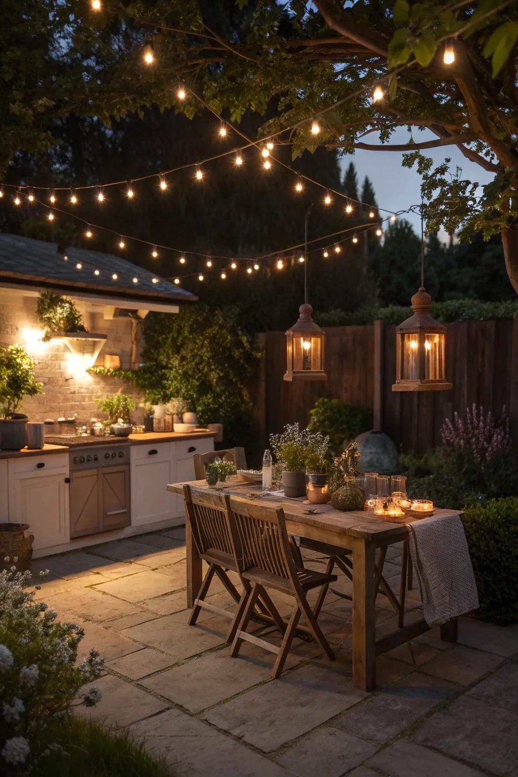 Create ambiance with enchanting lighting solutions.