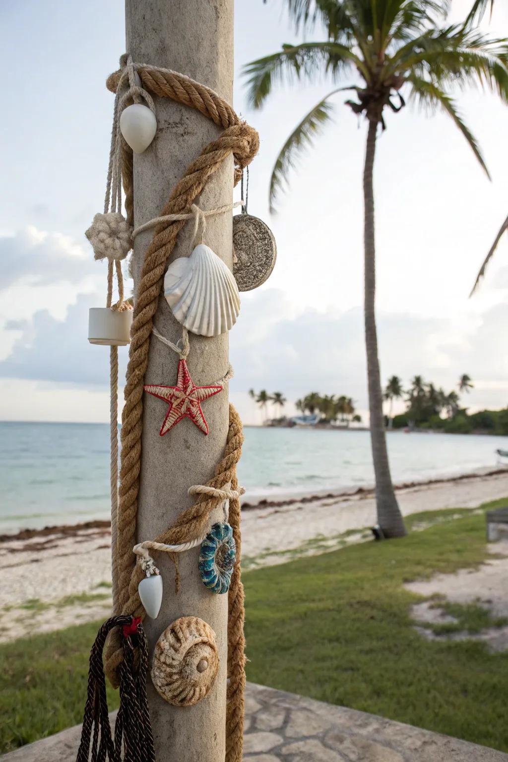 Themed decorations bring character and style to your outdoor poles.