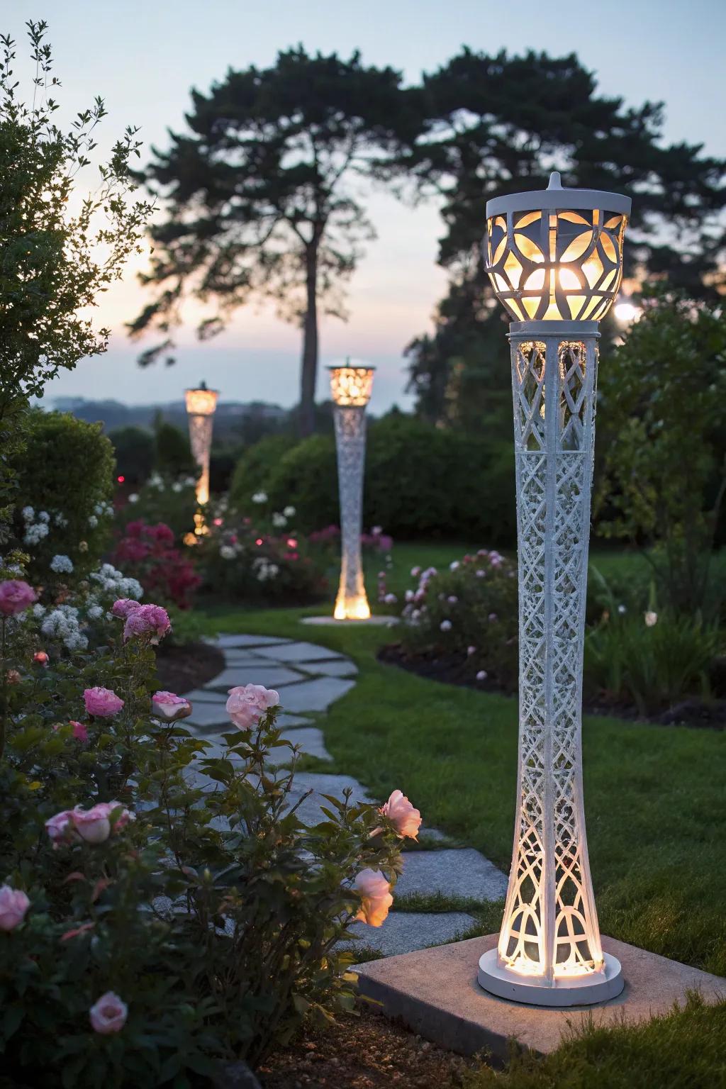 Artistic lights bring creative flair to your outdoor space.
