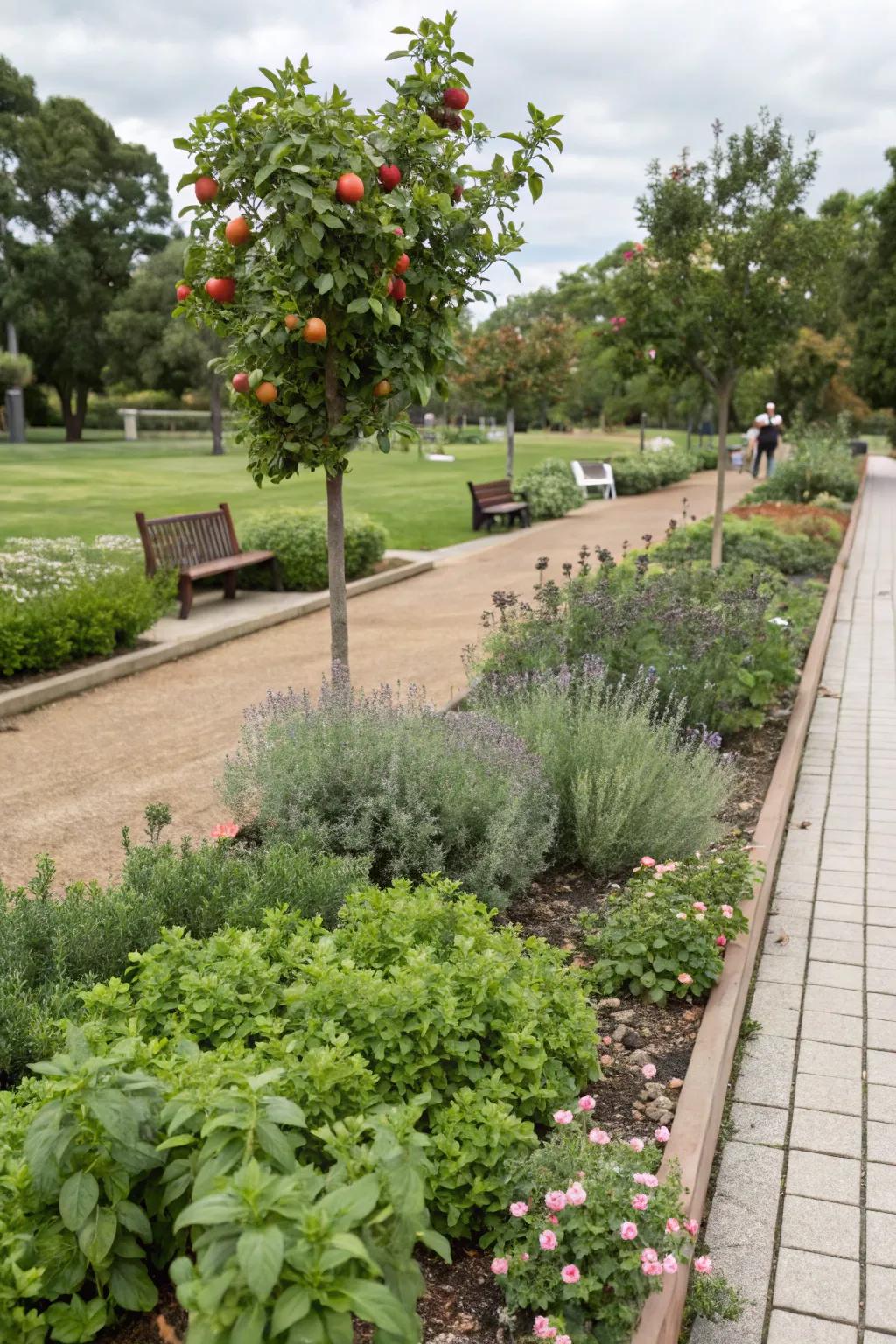 Edible plants transform your park strip into a productive space.